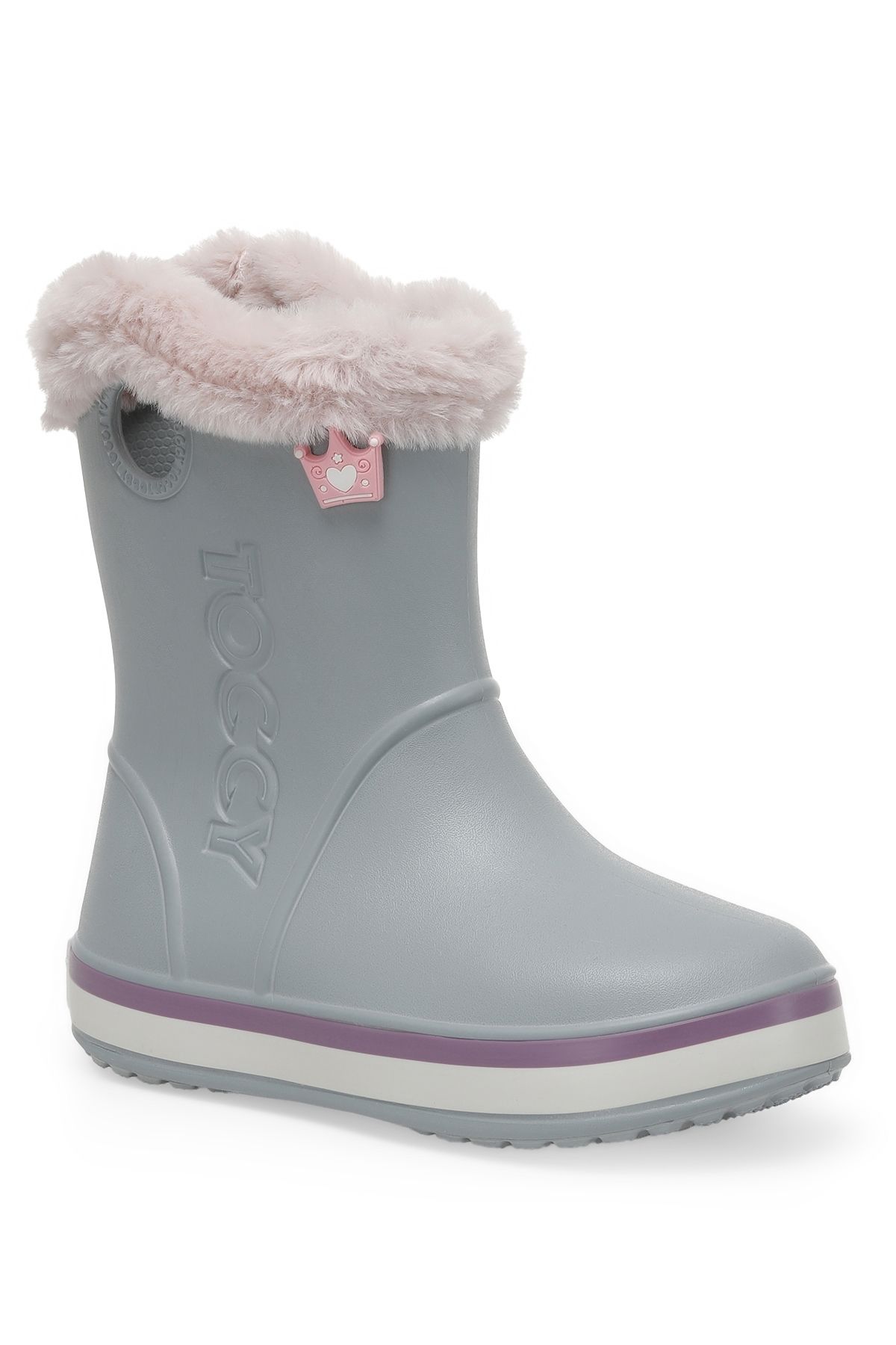 Binono-Tog X P 2Pr Gray Girl's Rain Boots 2
