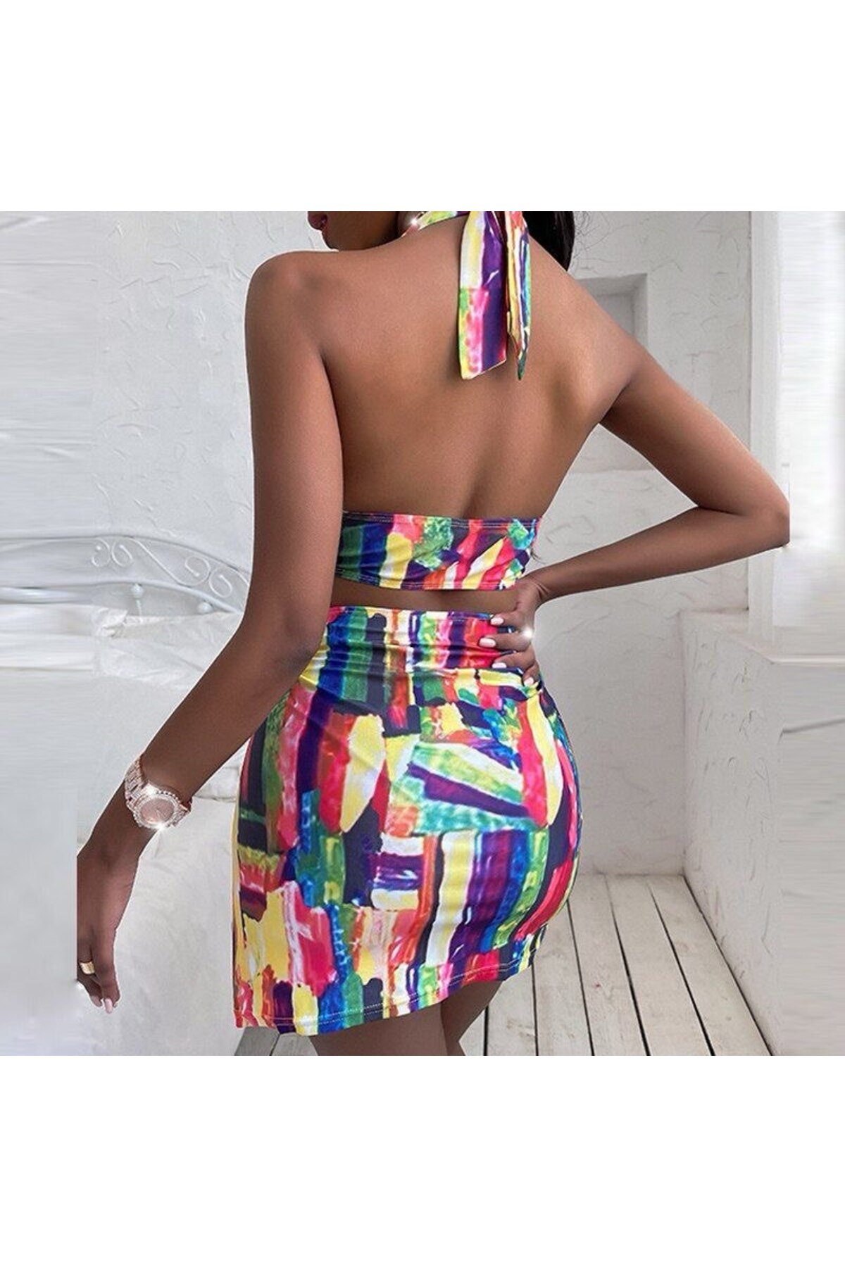 Mini Butik hipnoz butik halka detaylı kadın mini elbise Fiyatı, Yorumları - Trendyol