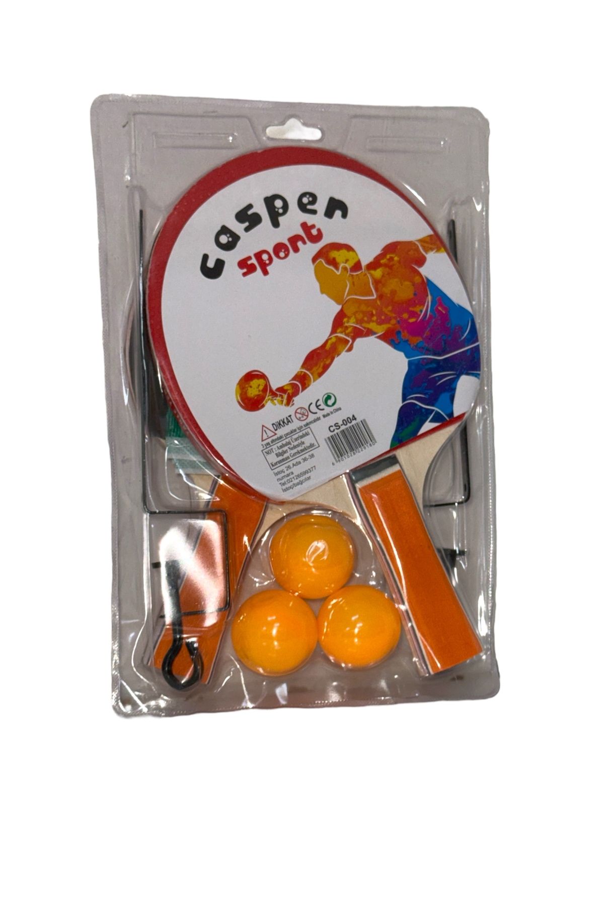 Marka-Casper Cs-004 Racket Set (Mesh + 2 Rackets + 3 Balls) 1