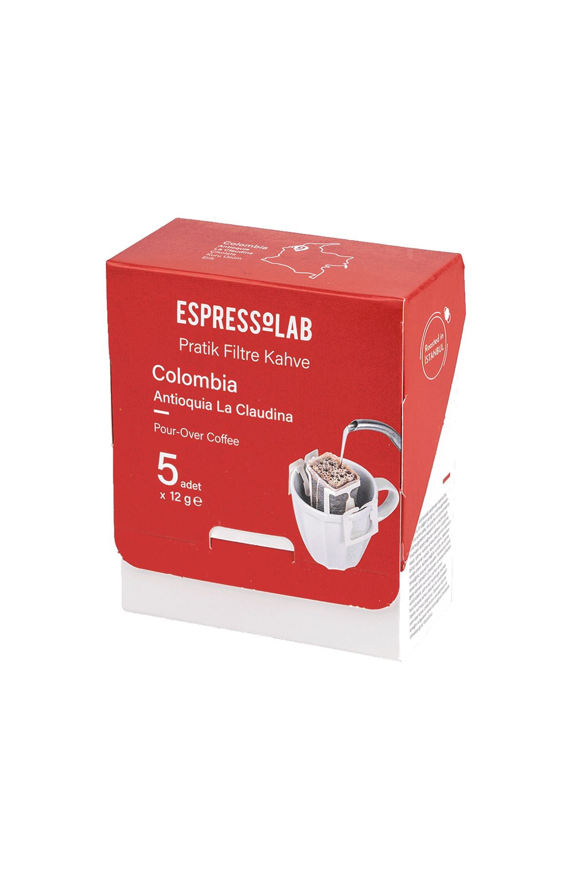 Espressolab Pratik Filtre Kahve - Colombia Antioquia La Claudina 5 - Adet