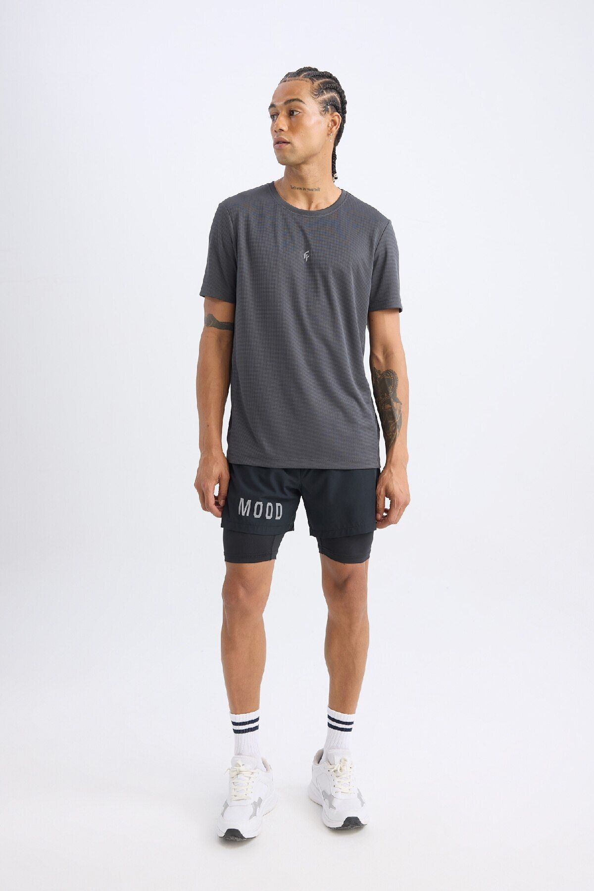 DeFacto-Defactofit Slim Fit Slim Fit Sports Woven Shorts Z2147Az25Sp 2