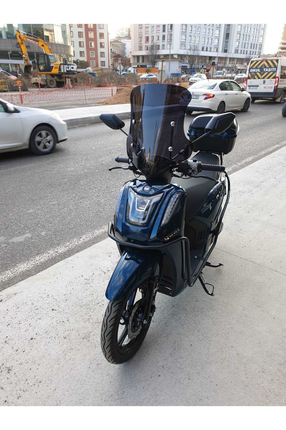 Yuki Gentle 50 110  Siperlik Ön Cam 2025 Model 44cm Siyah Renkli 4mm APARATSIZDIR