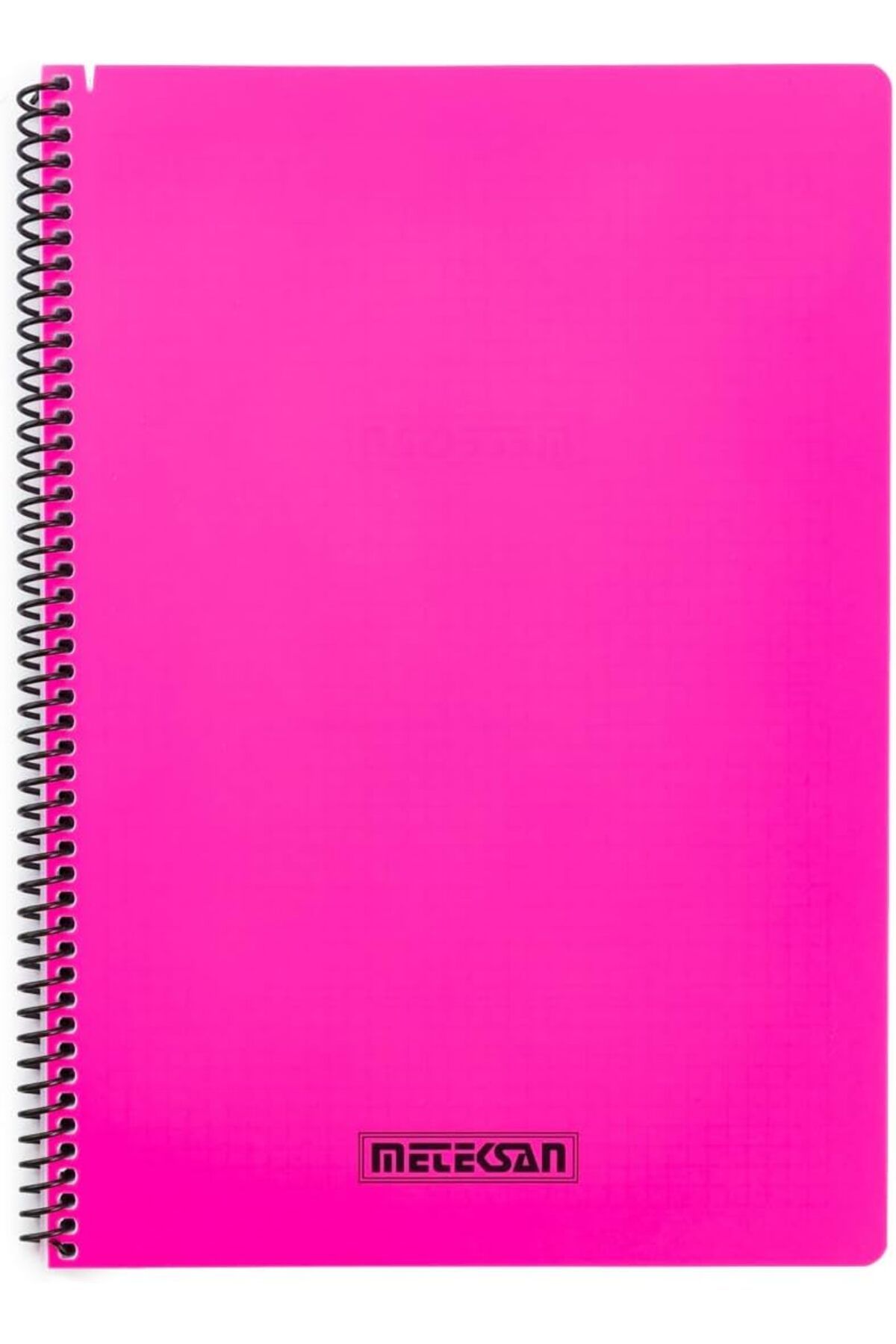 STOREMAX efshopx Karina Neon Serisi, A4 100 Yaprak Kareli PP Kapaklı Spiralli Defter, Pembe New Desing 10021