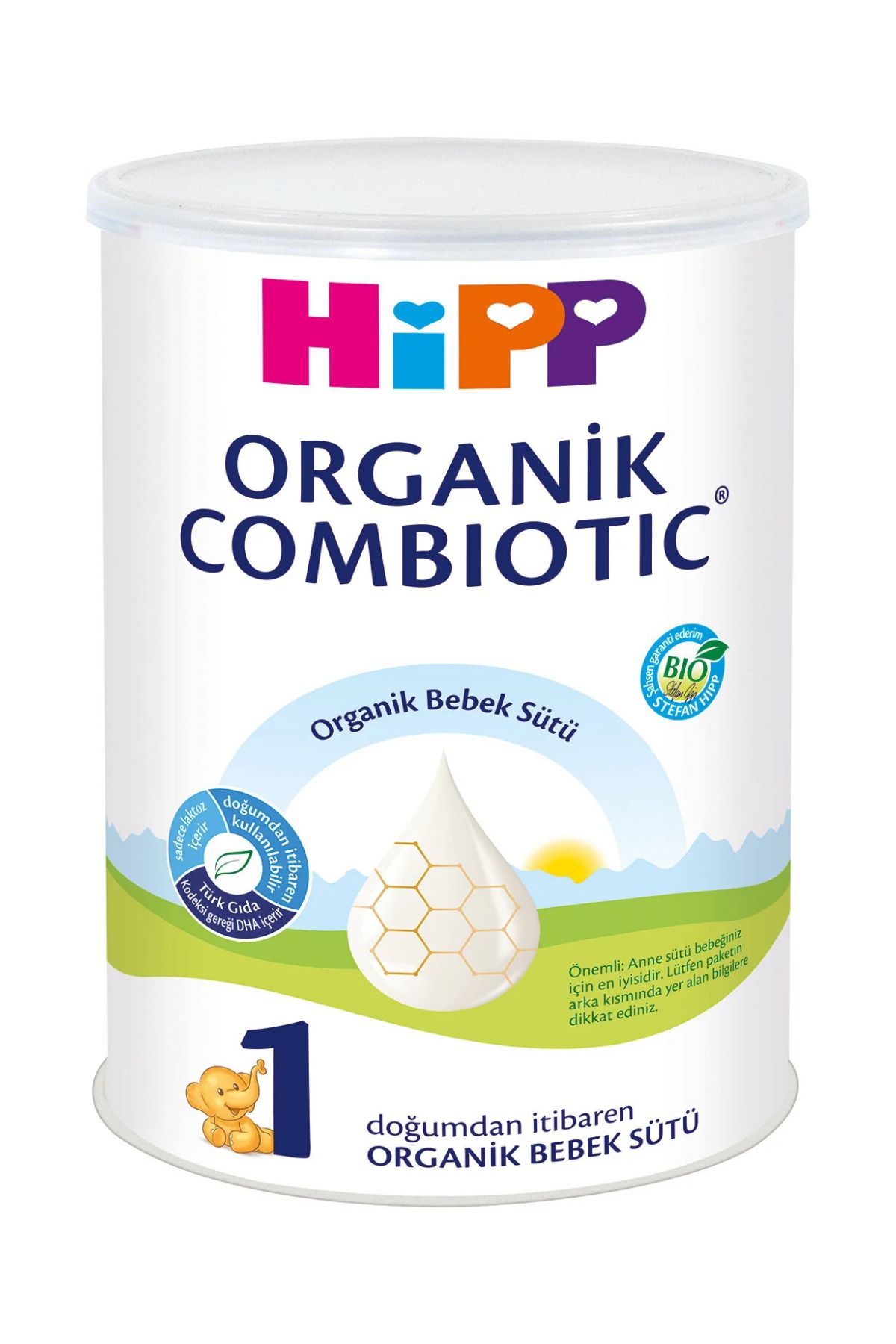 Hipp Organik Combiotic Bebek Sütü 350 gr 0-6 Ay 1 Numara, organik bebek devam sütü, devam sütü