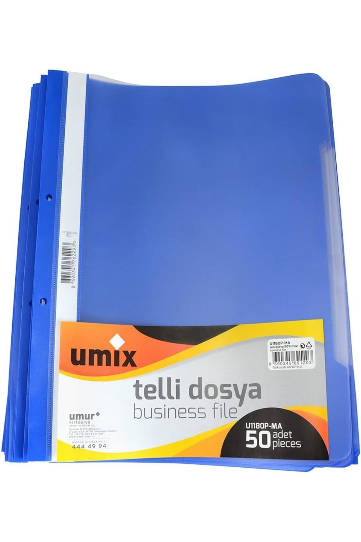 STOREMAX lbstorex A4 TELLİ DOSYA 50'Lİ MAVİ Newdsng 1116818