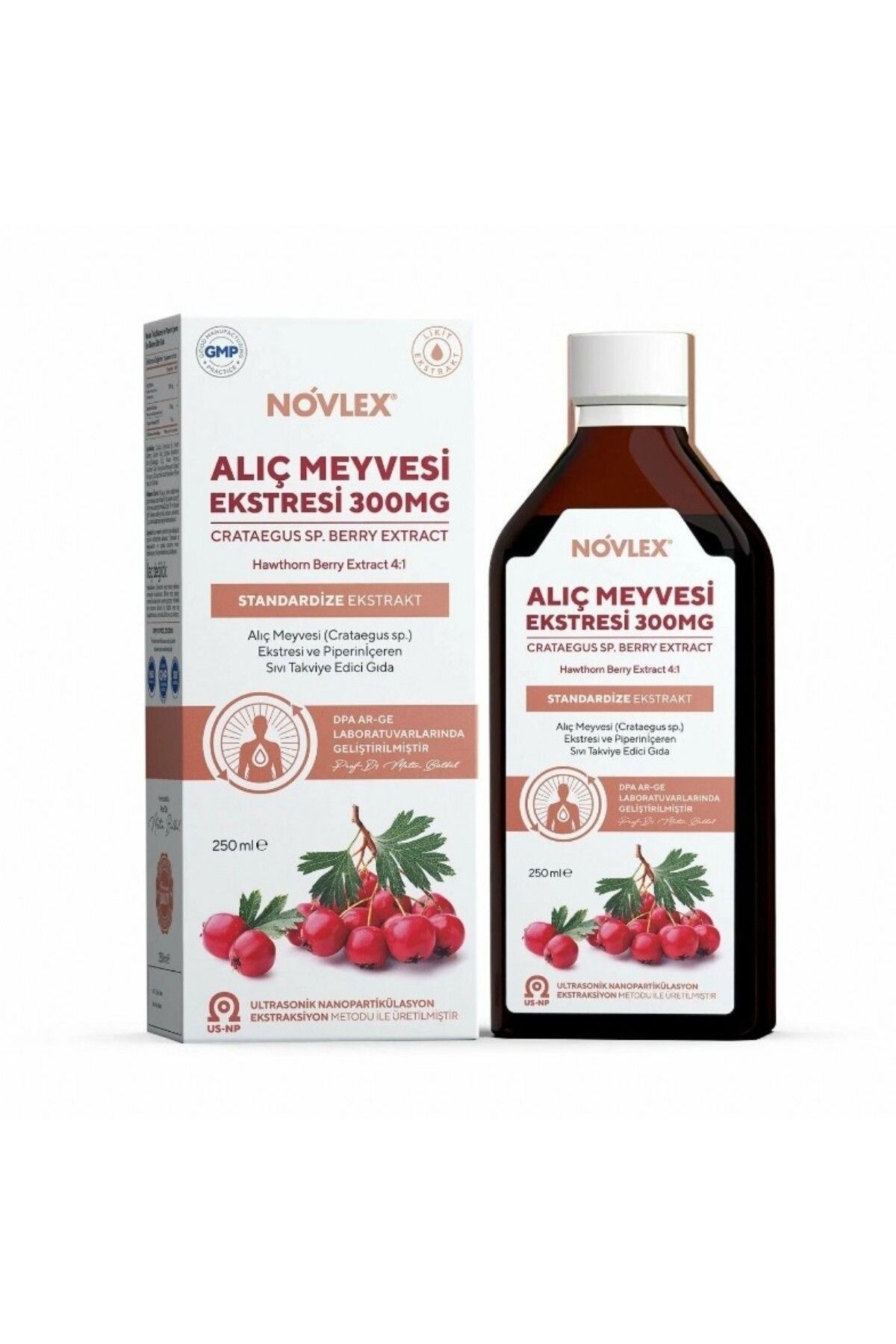 novlex ALIÇ EKSTRESI (300MG) VE PIPERIN 250 ML