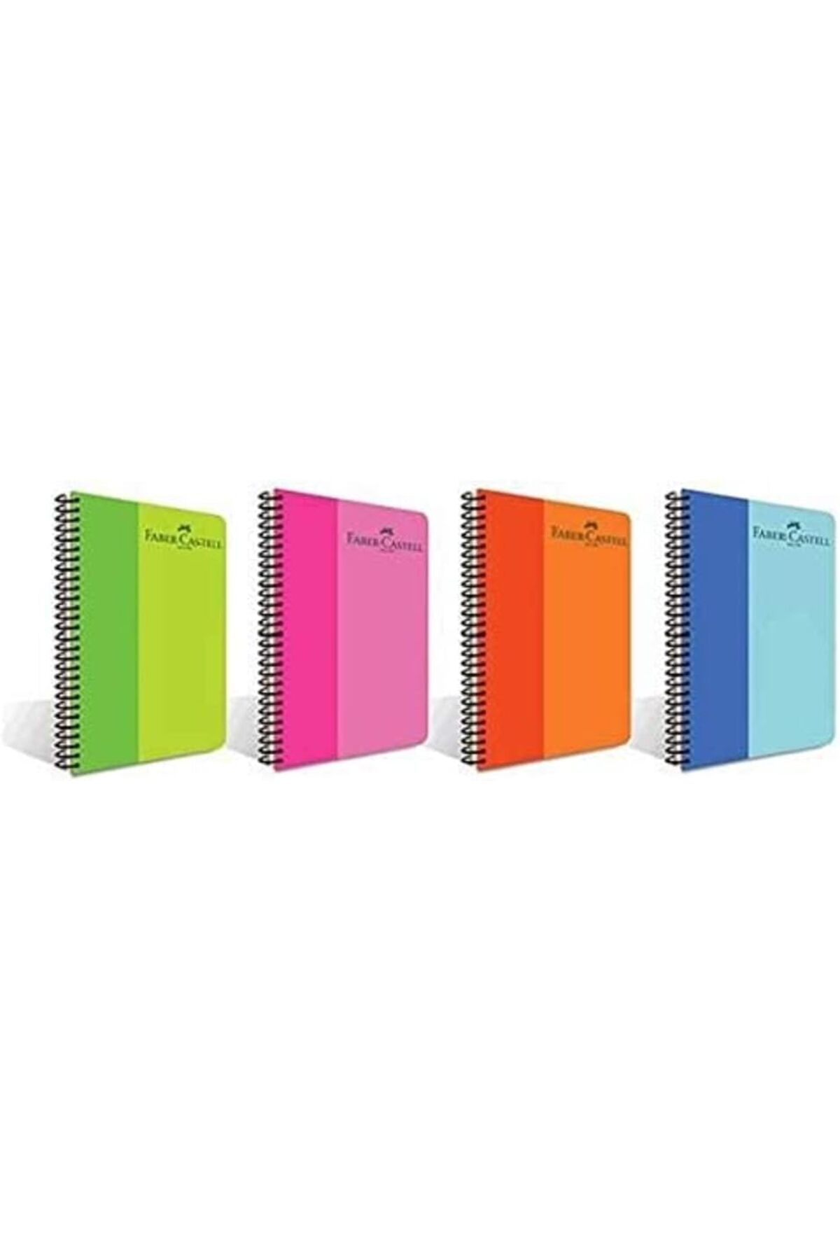 STOREMAX efshopx PP Kapak BiColor Spiralli Defter, 80 Yaprak, A4, Çizgili - Asorti, Çok Renkli New Desing 1