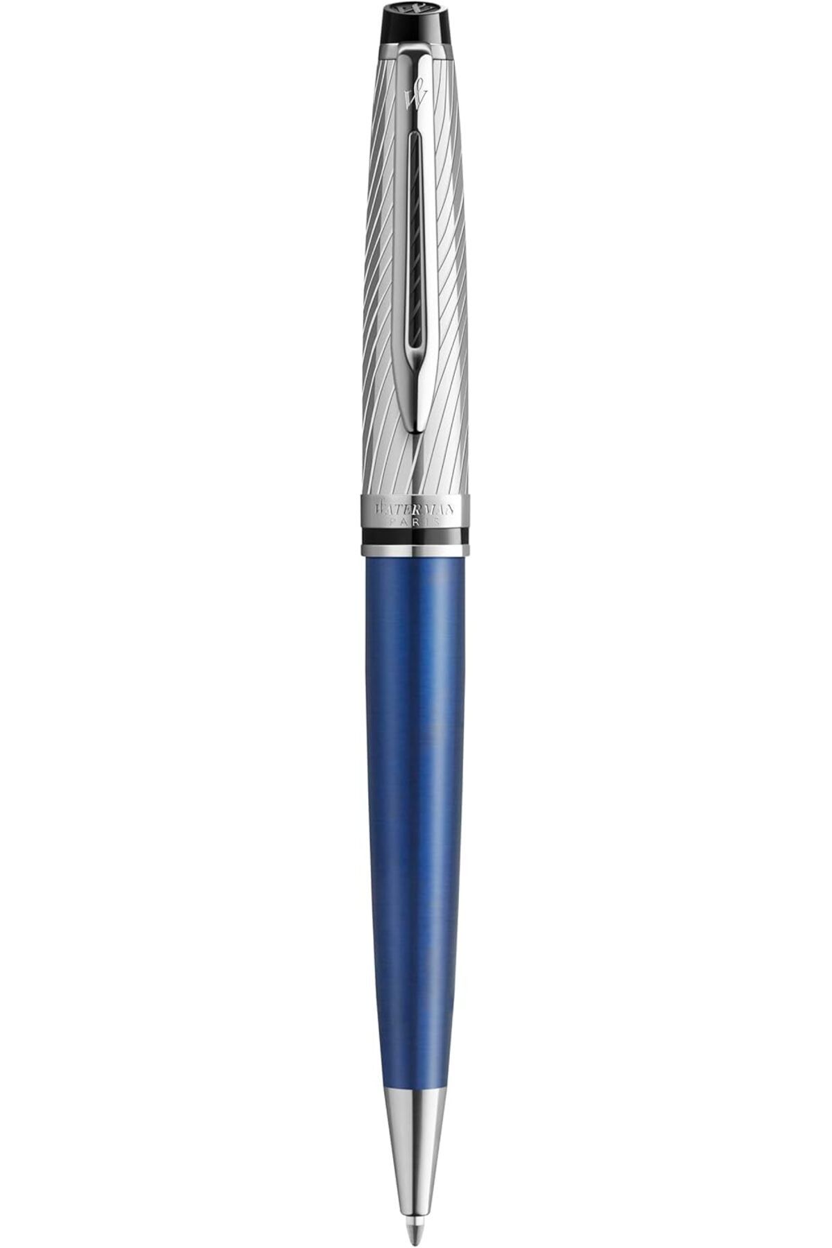 STOREMAX sellbuystore Expert 3 Metalik Mavi Gövde Krom Klips Tükenmez Kalem 1053513