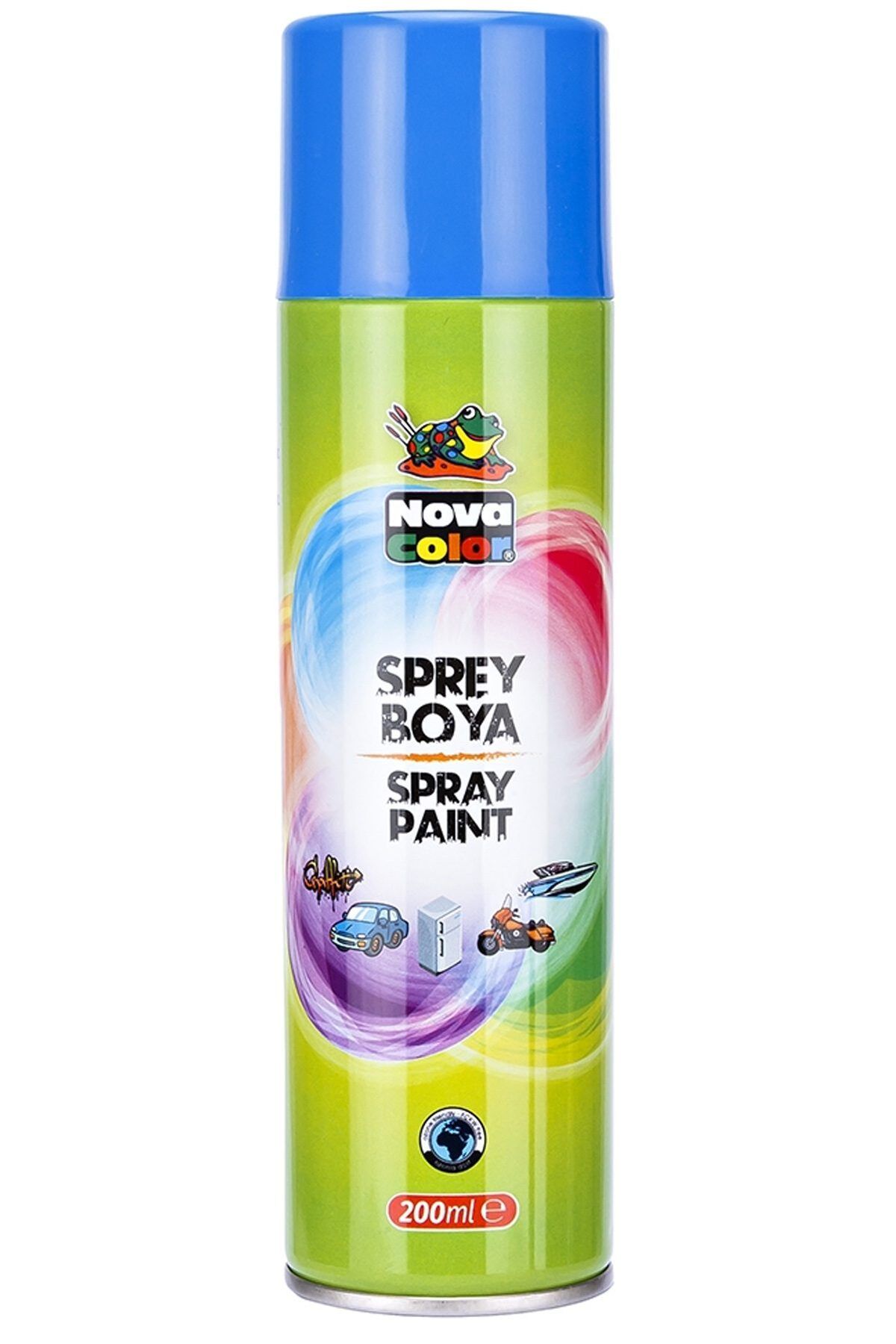 Easy Tedarik Nova Color Sprey Boya 200 Ml Mavi