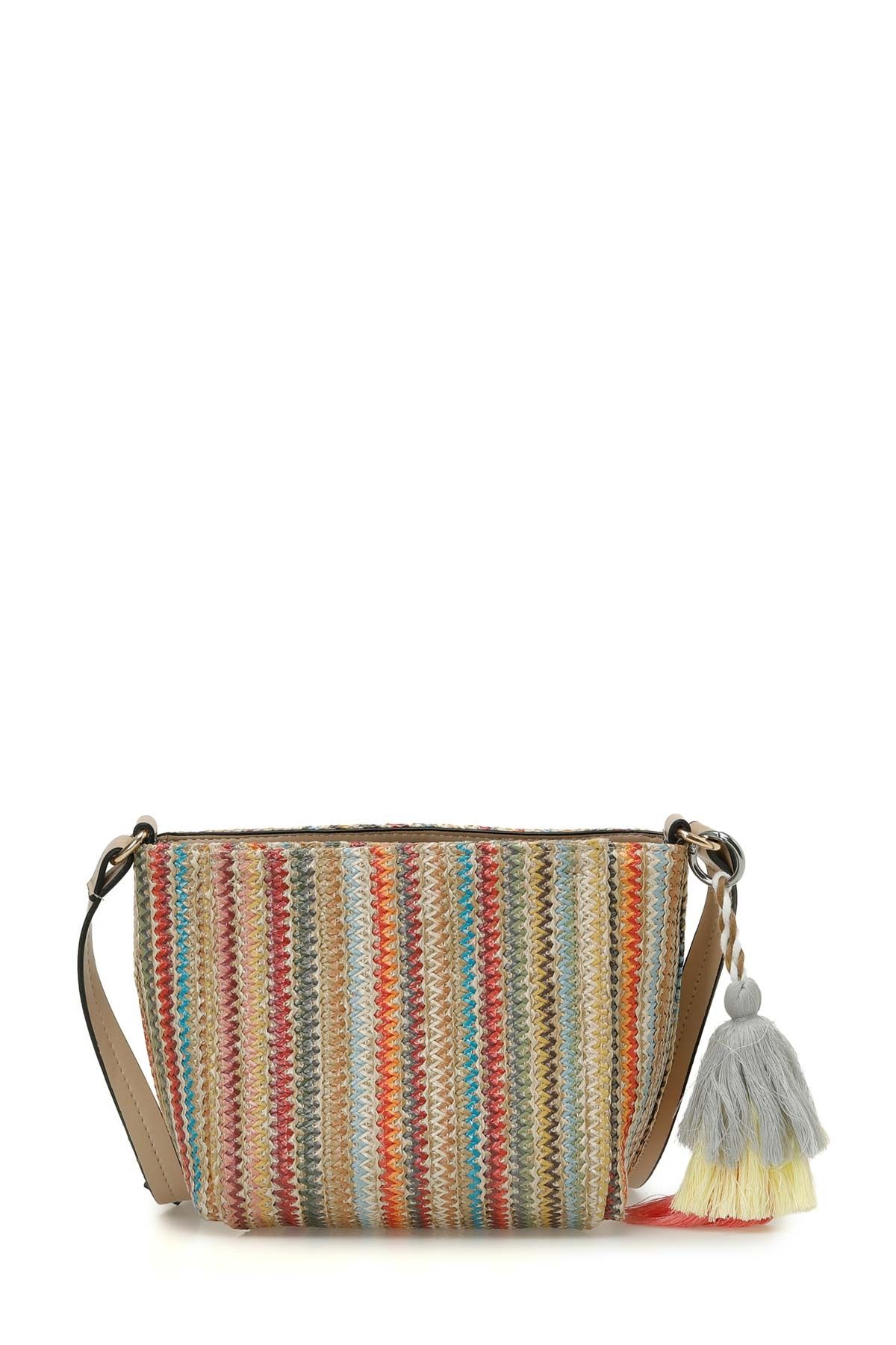 Butigo-Dámská crossbody kabelka Ecru Multi - Hsr Color, Cprz 4fx 1