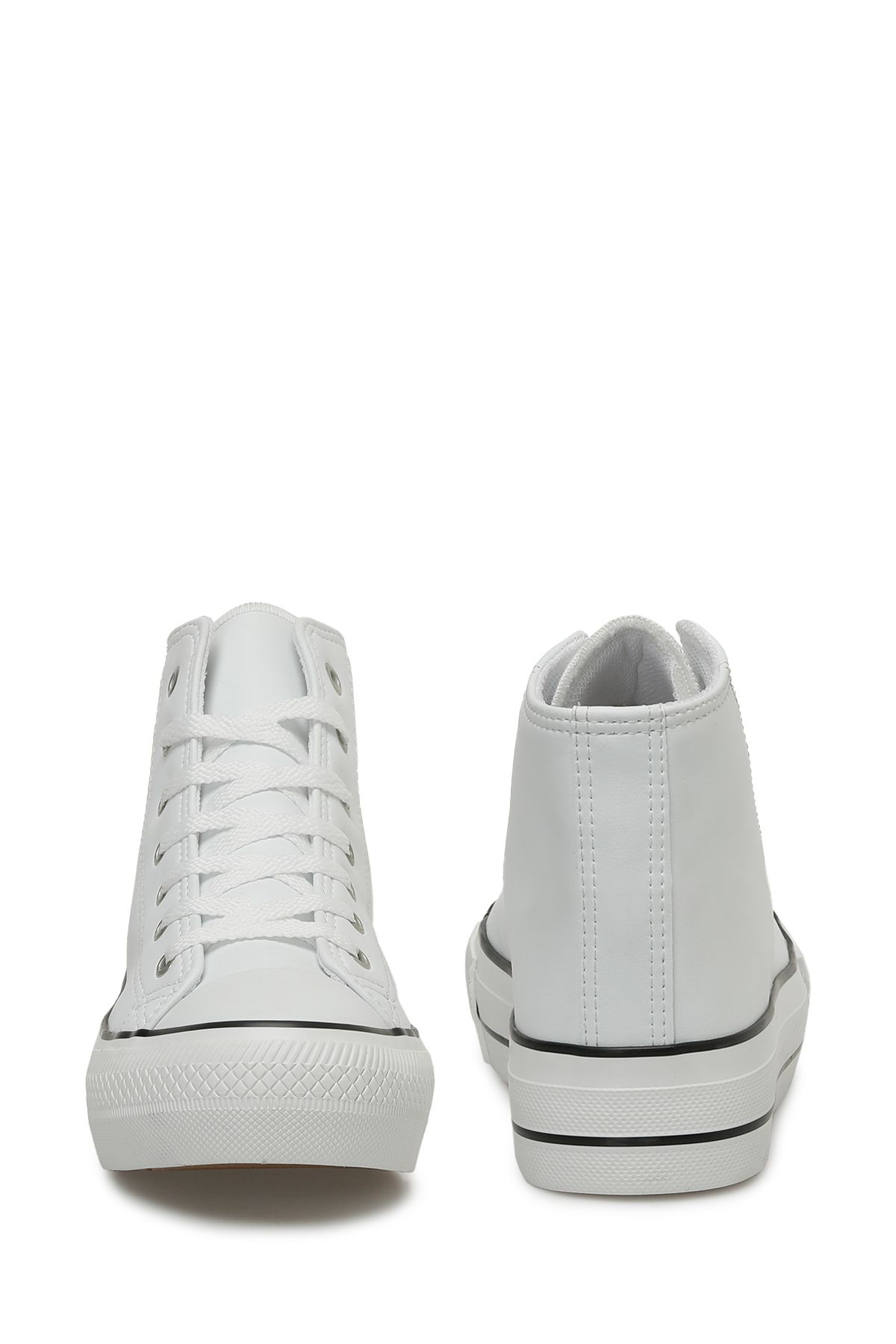 Butigo-CHICAGO 3PR White Women's Sneaker Boots 4
