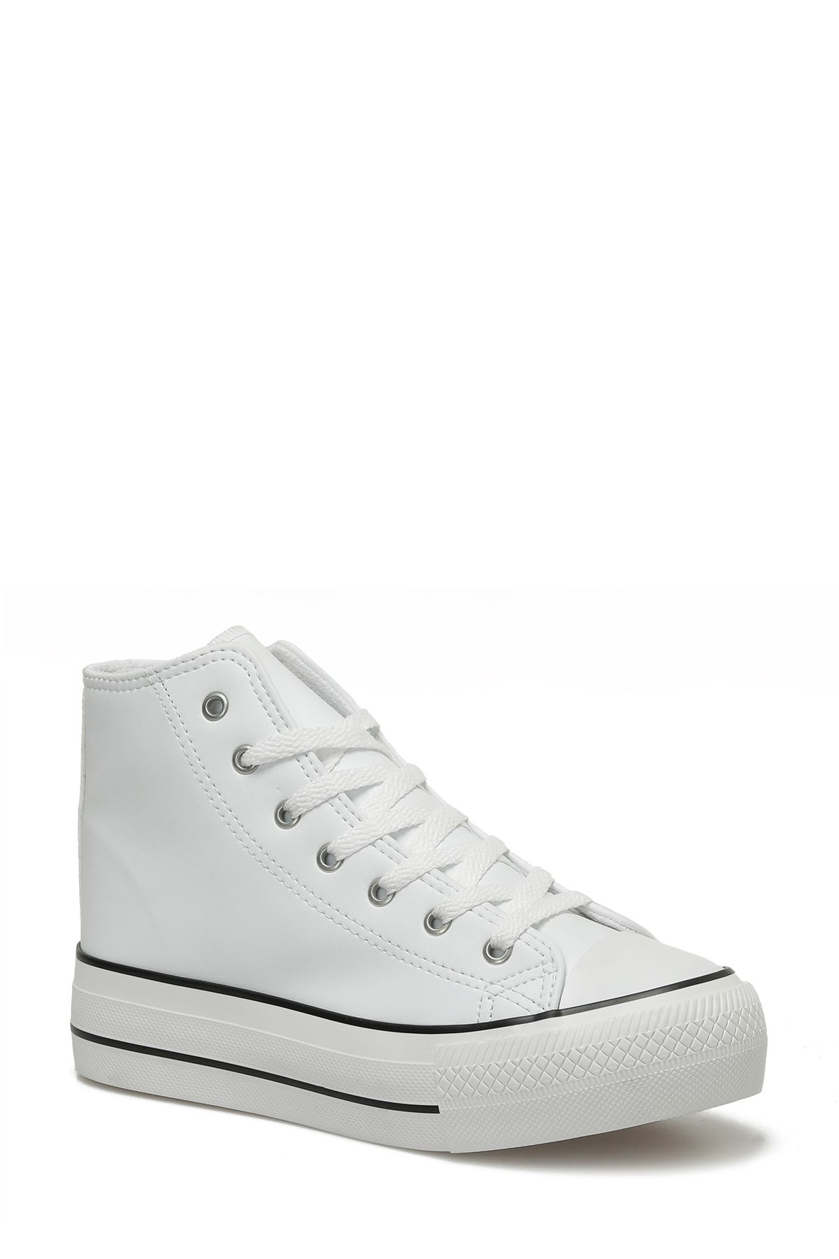Butigo-CHICAGO 3PR White Women's Sneaker Boots 2