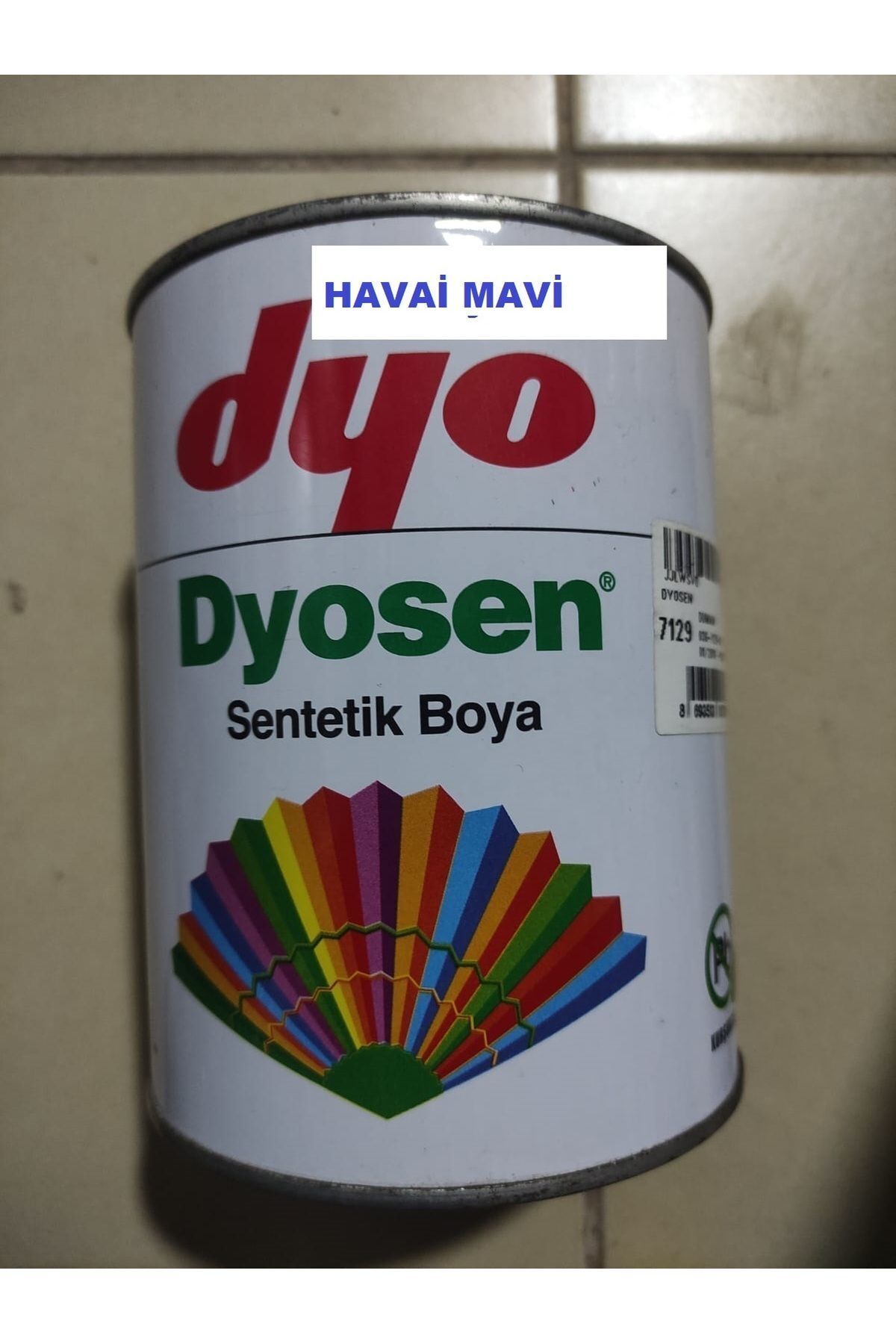 Dyo SENTETİK YAĞLI  BOYA 0,75 L  ESKİ STOK BOYA  HAVAYİ MAVİ