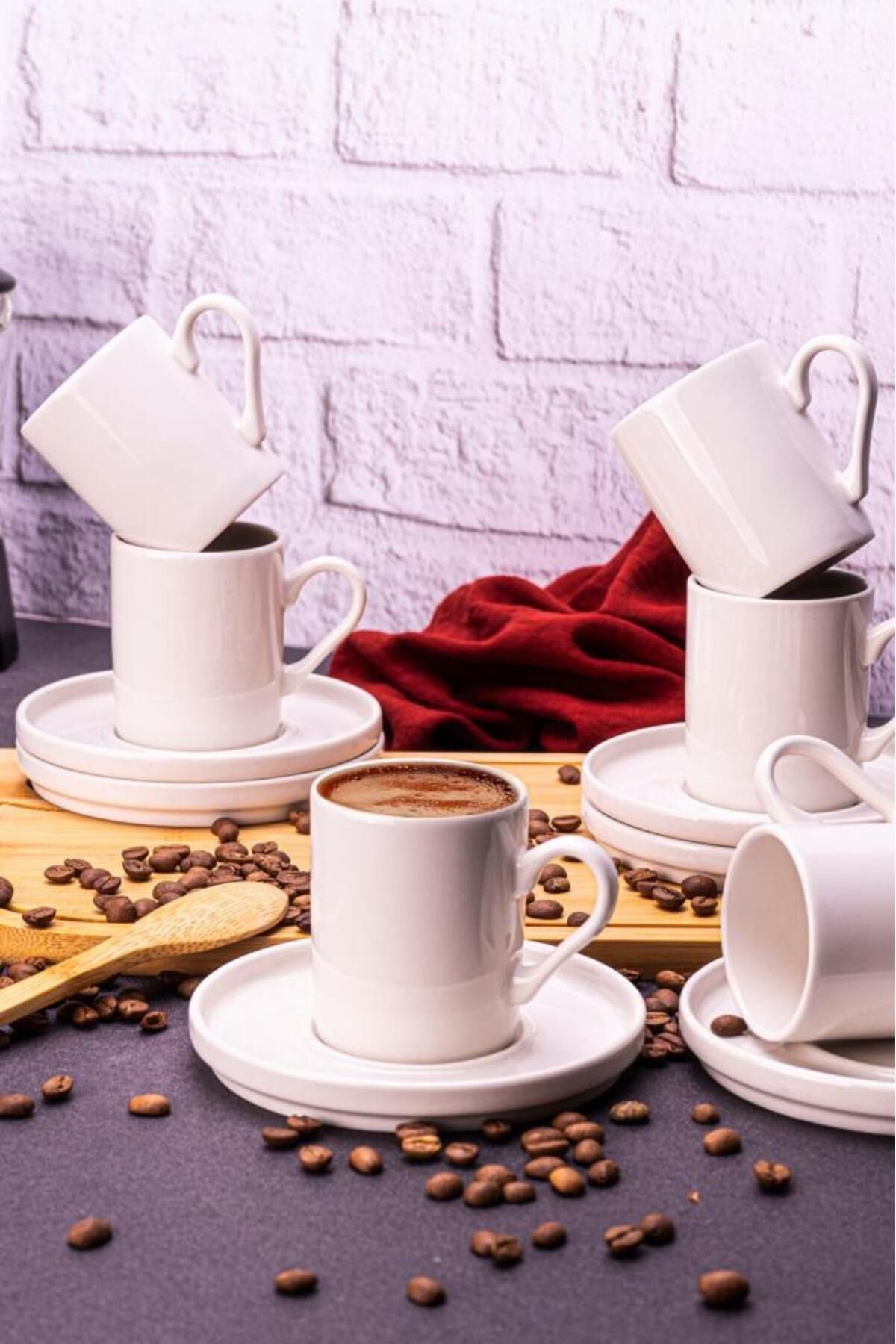 Aden - Set of 6 Coffee Cups 12x12x7,5