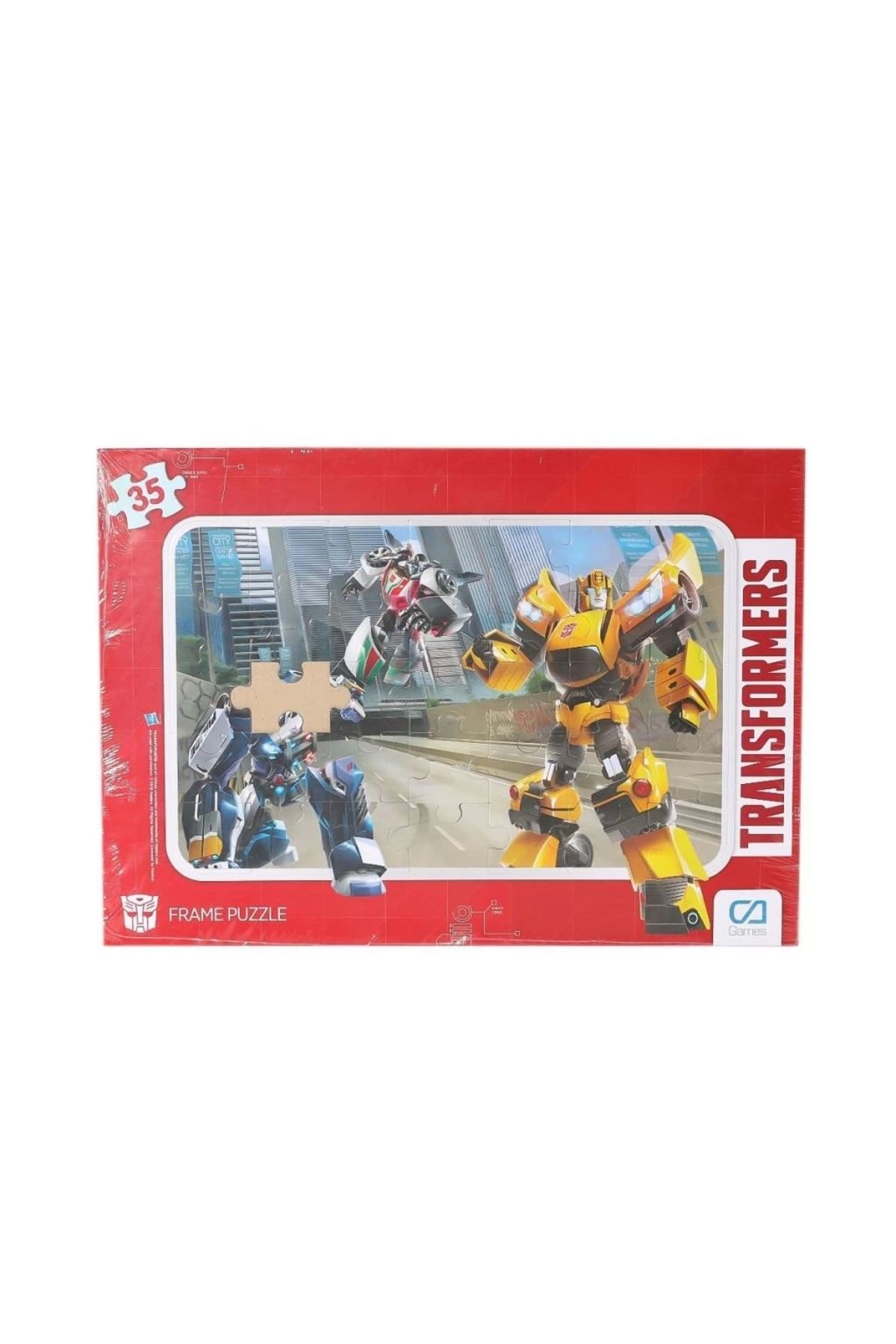 SYNOPE Çocuk CAFRM-5016-5017 Transformers Frame Puzzle 35 Parça