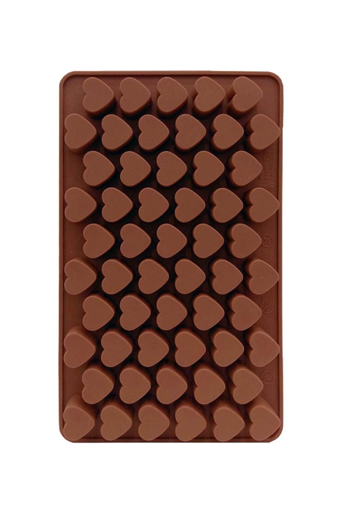 Generic-Brown multi-purpose heart shaped baking pan 2