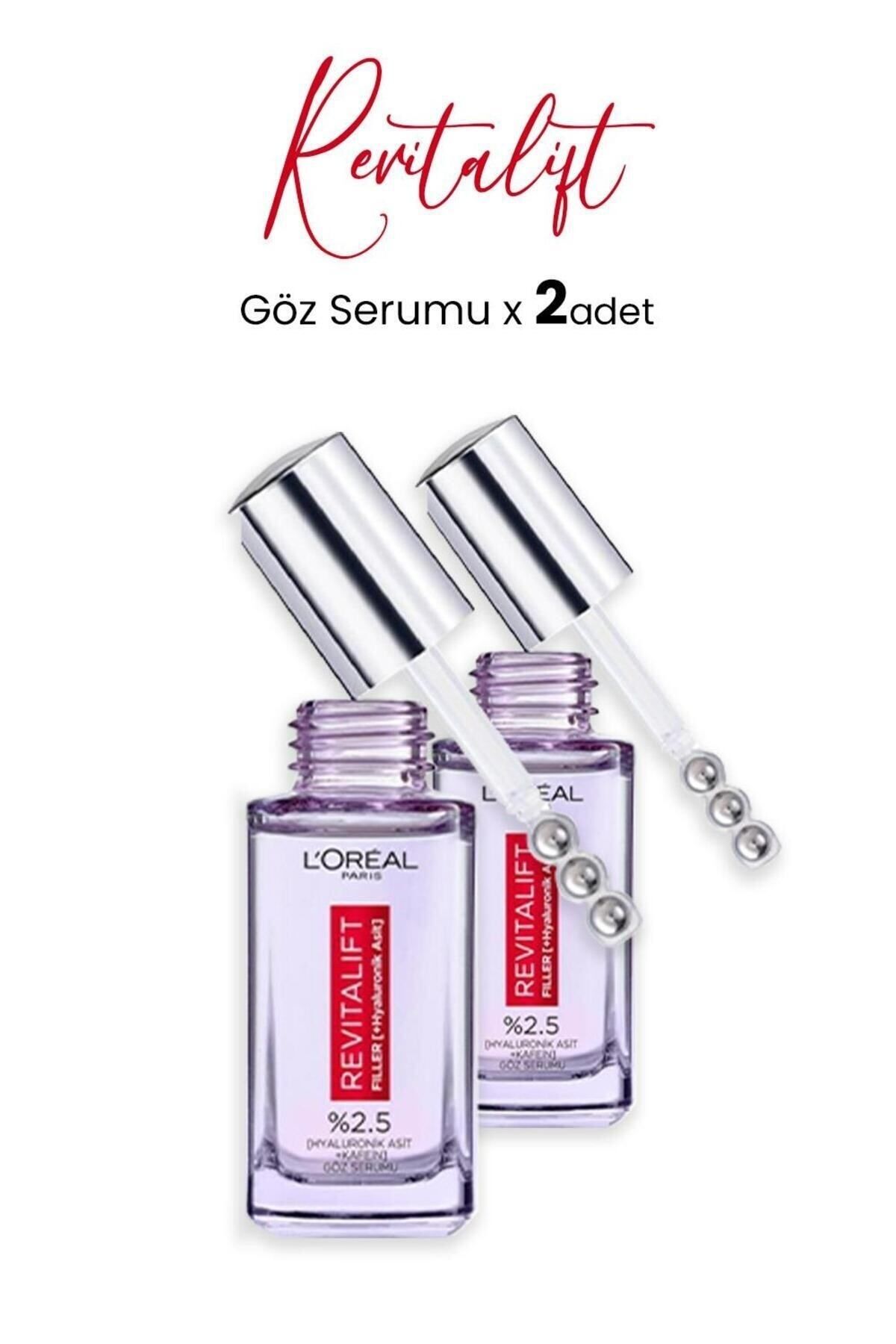 L'Oreal Paris Revitalift Filler Göz Serumu 20 ml x 2 Adet