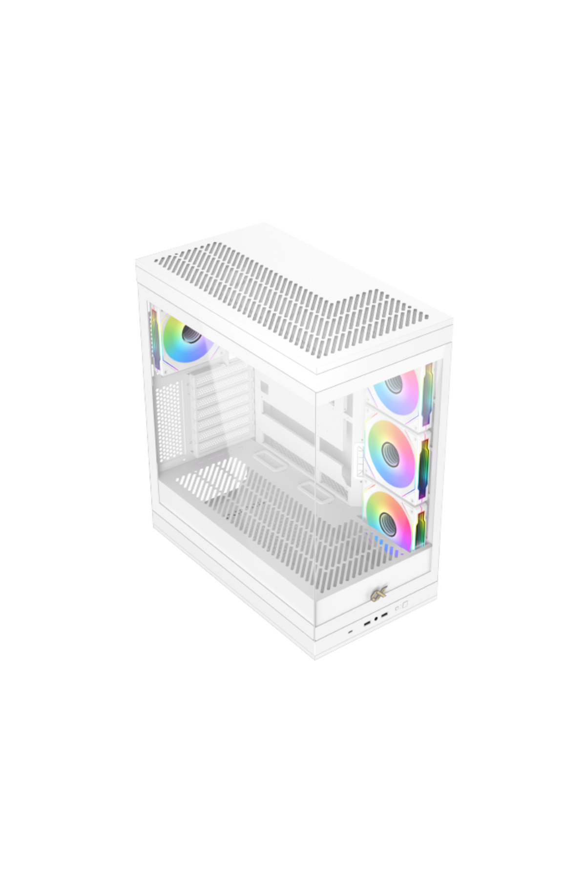Xigmatek-علبة META ARGB ATX Mid Tower - بيضاء | EN45073 3