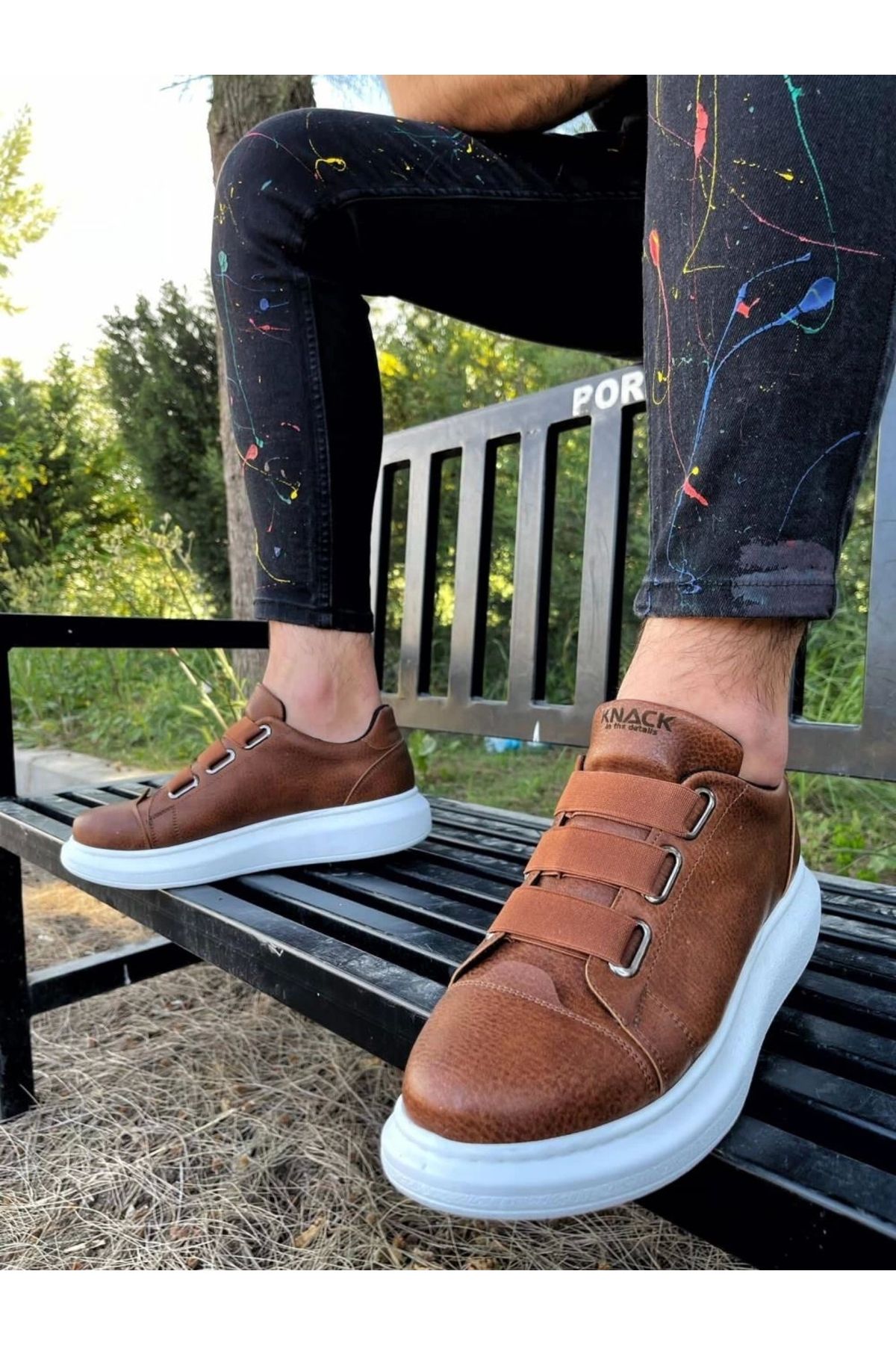 Monolya Sneakers Ayakkabı 889 Taba