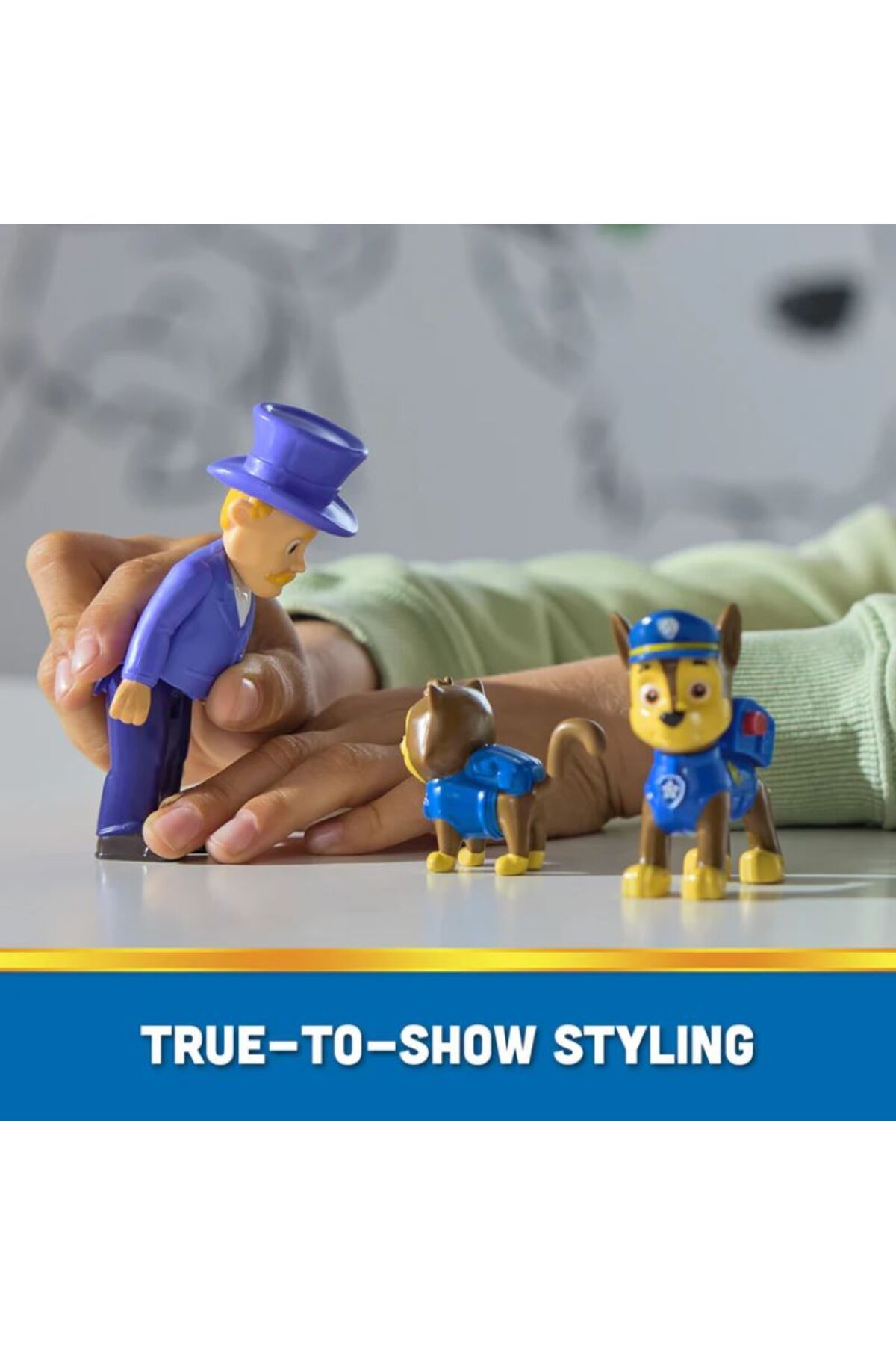 PAW PATROL-Chase Mayor Humdinger and Cat Chase Figure Set 3