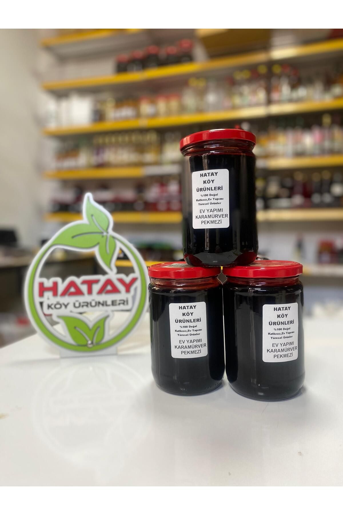 HATAY KÖY ÜRÜNLERİ EV YAPIMI KARAMÜRVER PEKMEZİ 850 GR