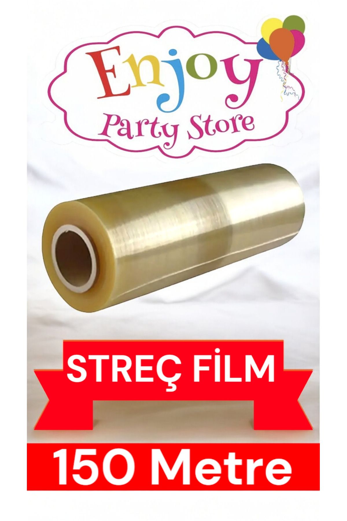 Enjoy Party Store 150 Metre*30cm Gıda Streç Film Yemekçiler,Çiğ Köfteciler ve Şarküteriler için 1.kalite