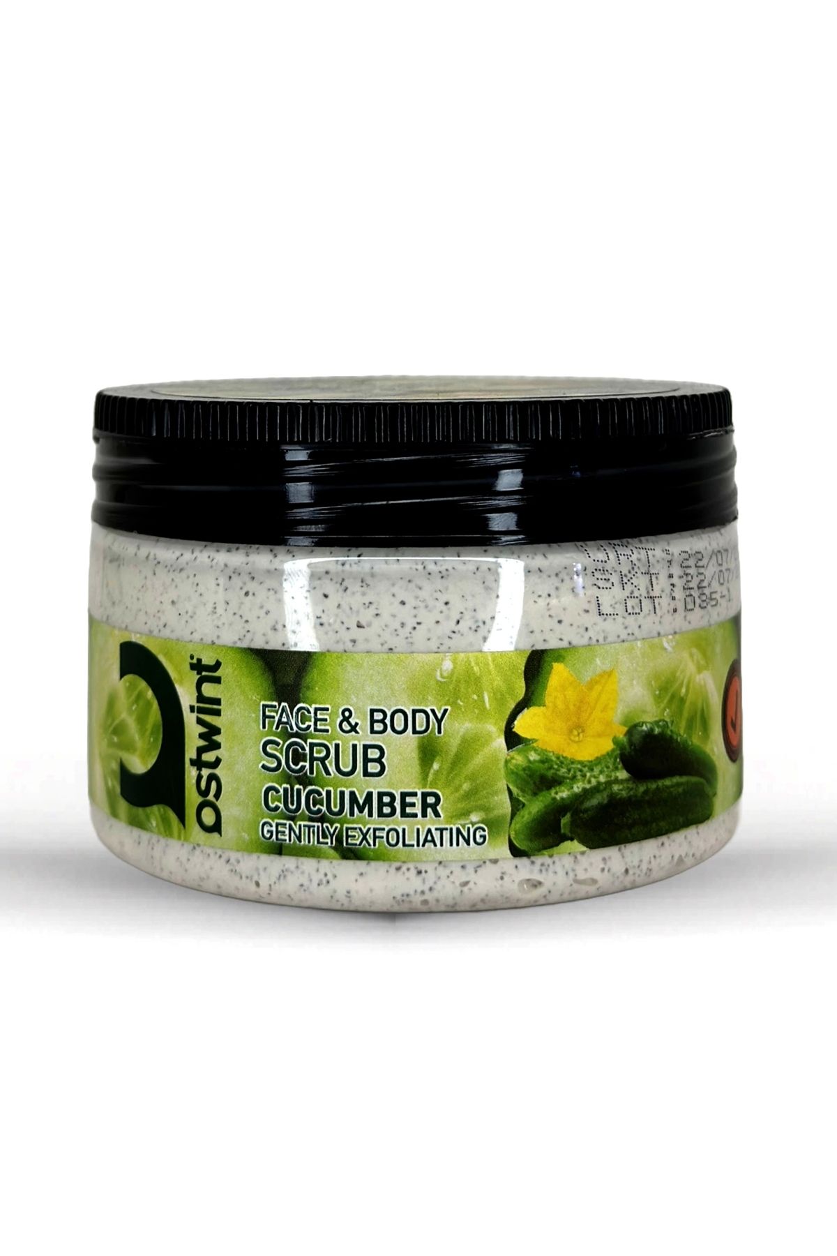 OSWINT Yüz Ve Vücut Peeling Scrub, Cilt Temizleyici Pürüssüzleştirici Dolaşım Hızlandırıcı, Salatalık 300ml