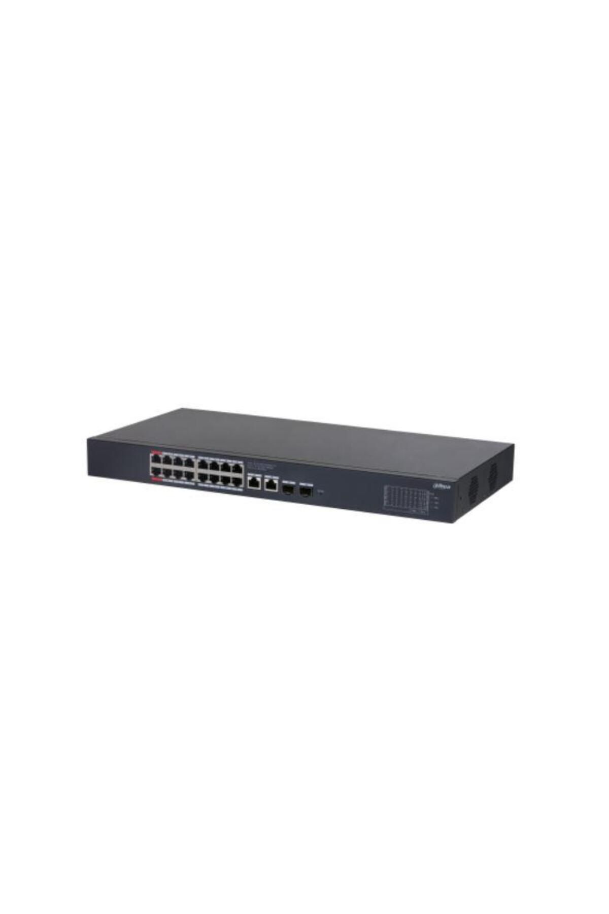 DAHUA Cs4220-16gt-240 16 Port 16xge-2xge-2xge/sfp Bulut Yönetilebilir 240w Poe Switch