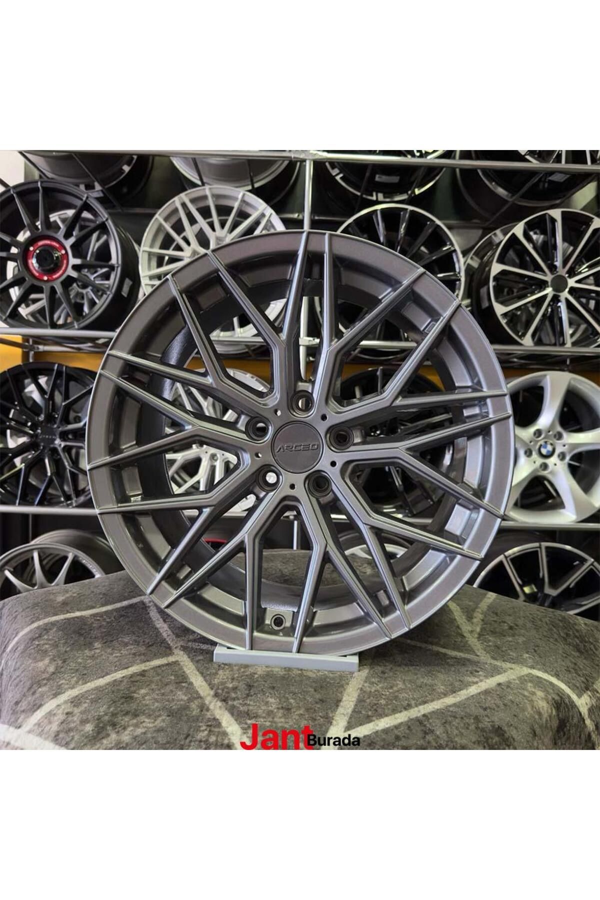 arceo 19" (inç) 5x114.3 ARCEO VALENCİA TİTANİUM Jant Modeli Mercedes Volkswagen (4 ADET)