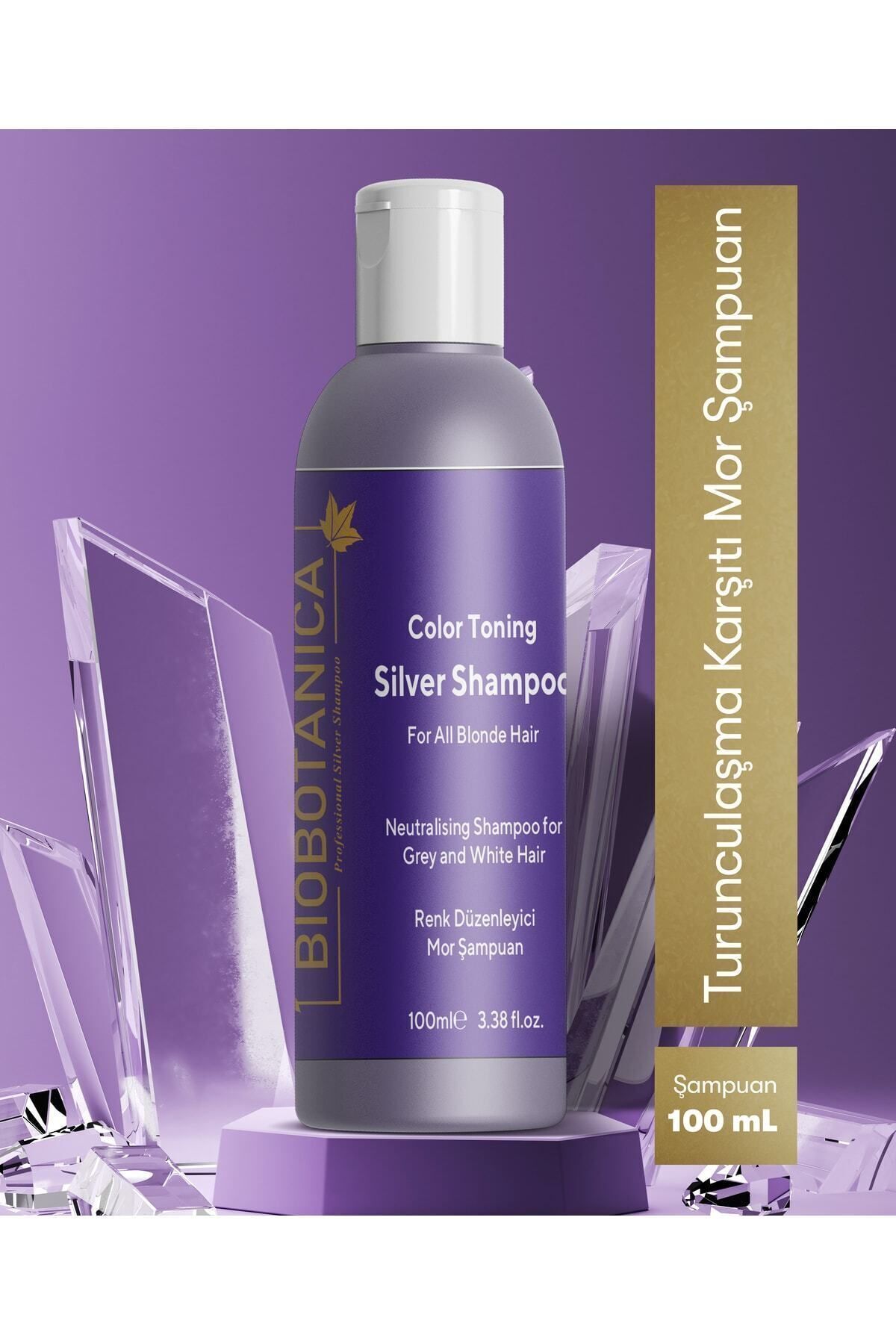 Biobotanica Silver Turunculaşma Karşıtı Mor Şampuan 100 Ml-1