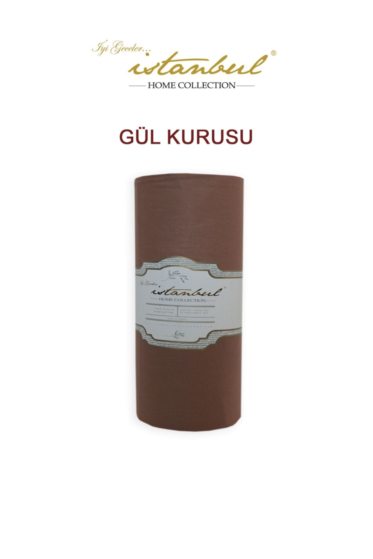 İyi Geceler İstanbul %100 Pamuk Ranforce Battal Boy Fitted Lastikli Çarşaf Seti +30 Cm 180x200 Cm