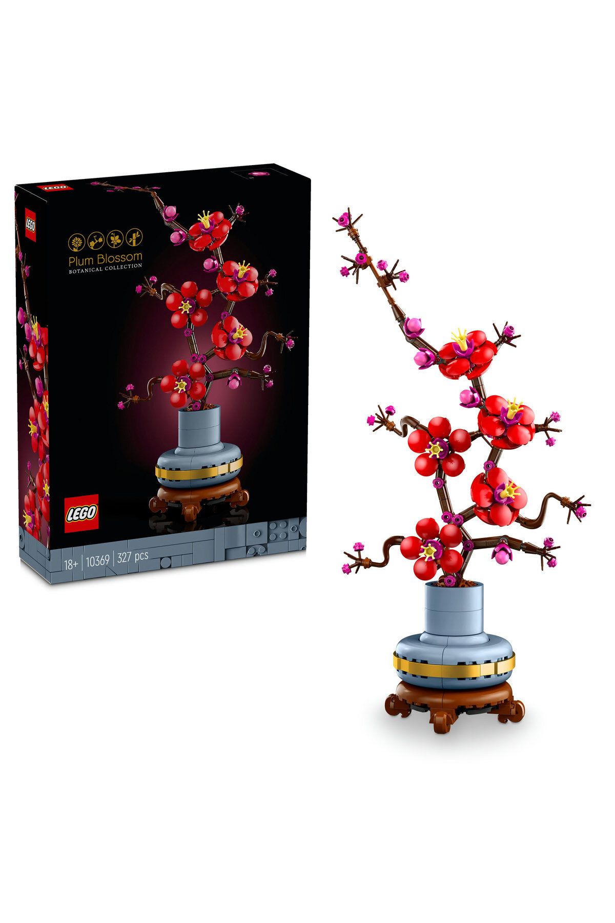 LEGO-® Icons Plum Blossom Flower Decor Display Set 10369 1