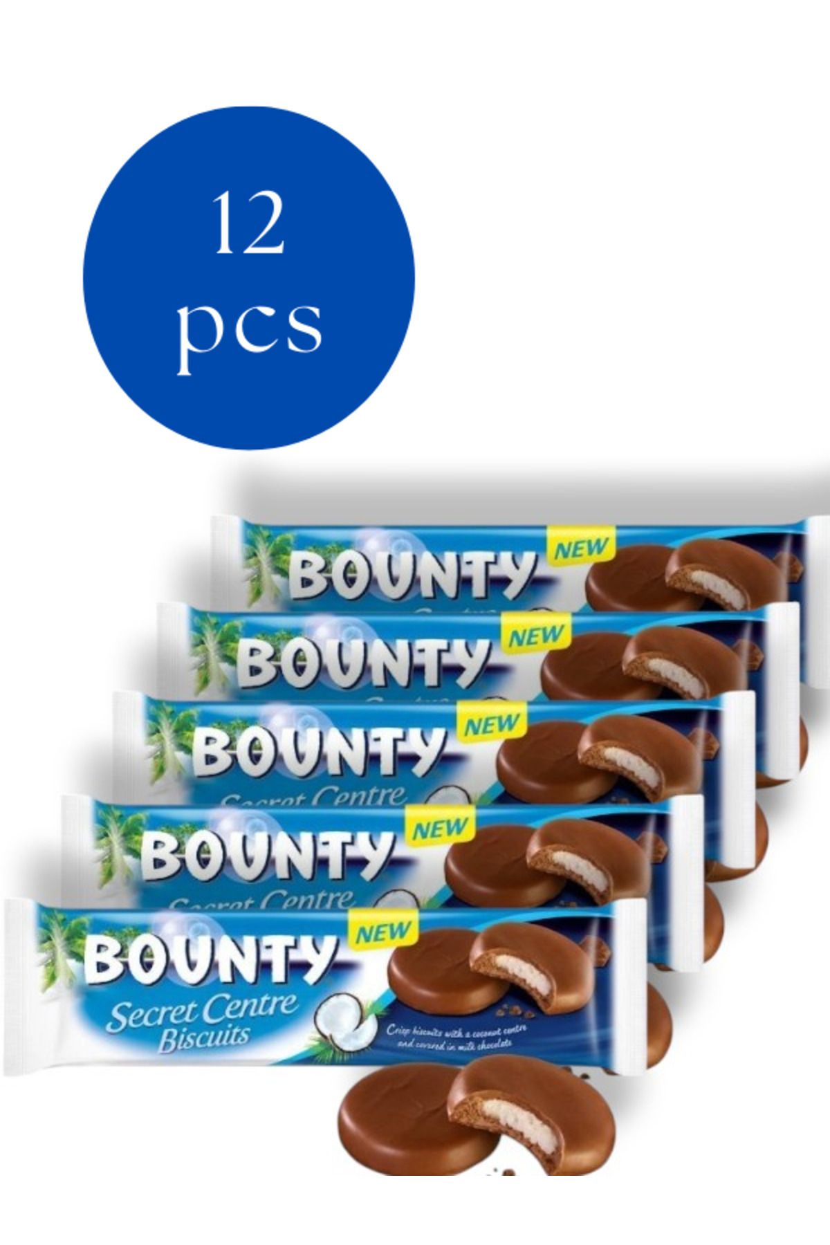 Bounty Secret Centre Biscuits 132 Gr x 12 Adet