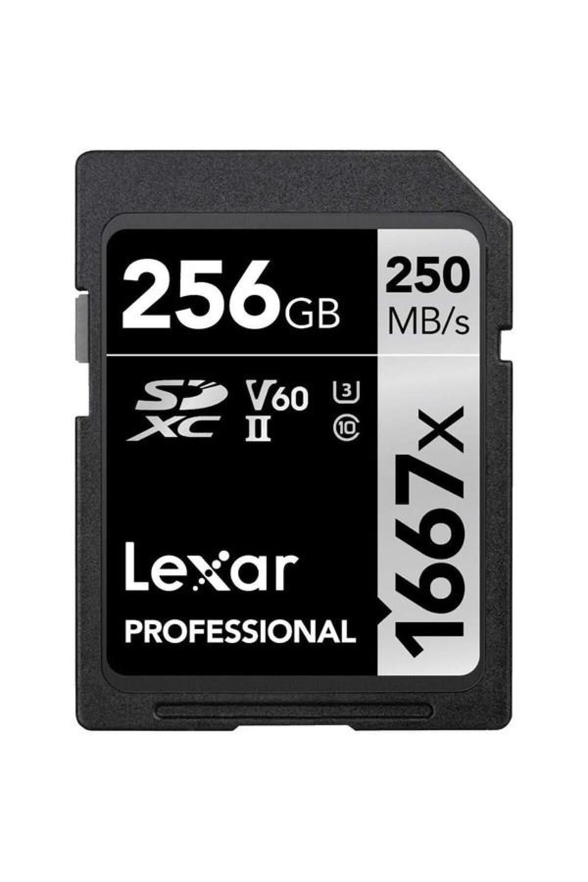 Lexar 256gb Professıonal 1667x Lsd256cbna1667 Sdhc Hafıza Kartı