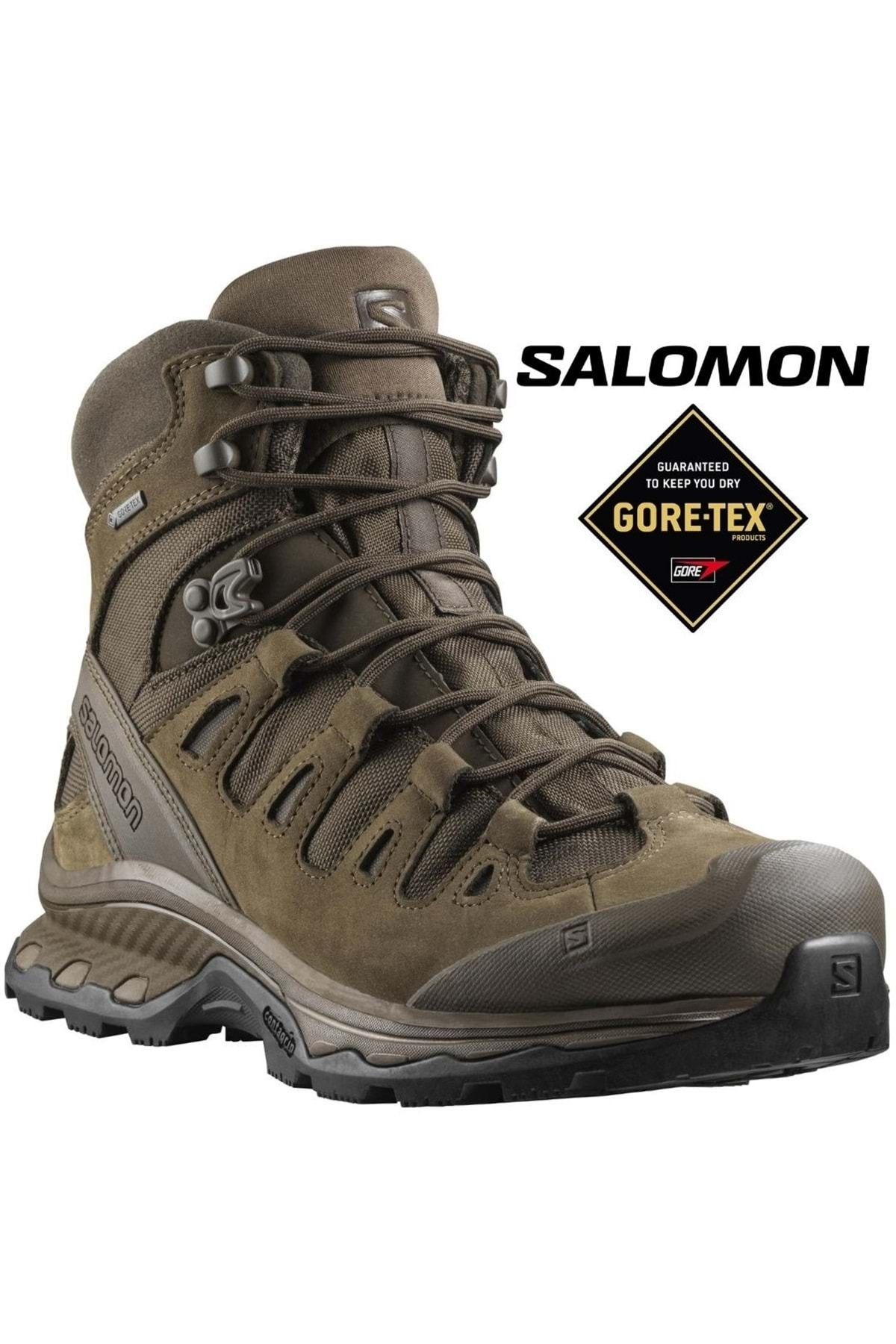 Salomon Lowa Gore-tex® Su Geçirmez Tactical Bot Özel Kuvvetler Askeri Botu Erkek Bot Kahverengi