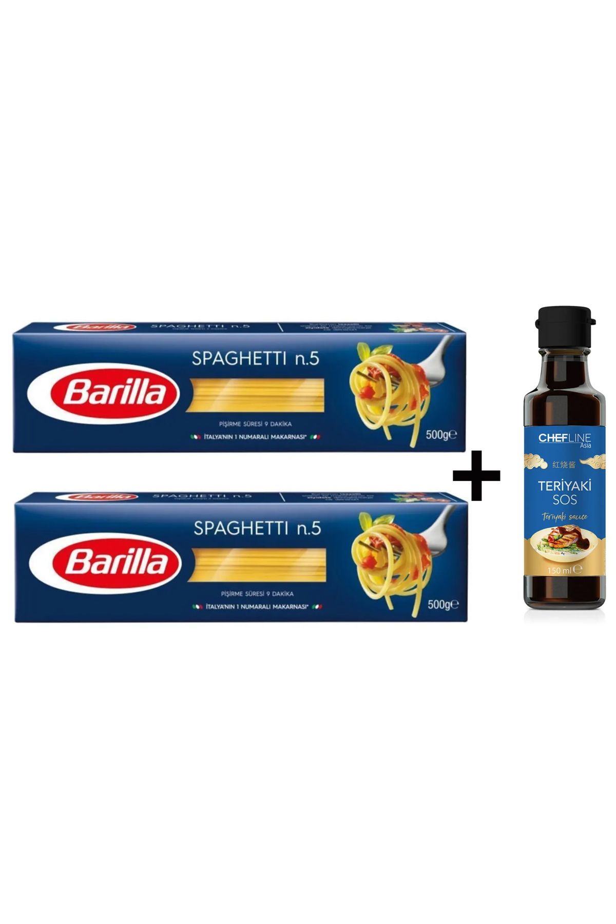 TGB TEDARİK TERİYAKİ SOS VE SPAGETTİX2 MAKARNA 3'LÜ SET