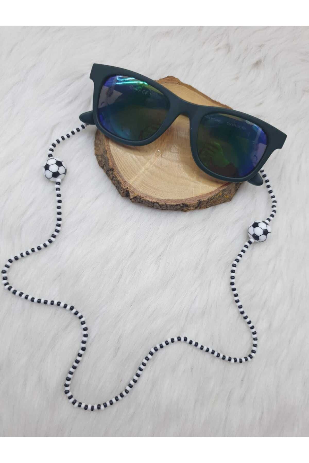 HAPPY HANDMADE-Children's Glasses Chain with Fans Football Themed Glasses Chain Glasses Accessory 1
