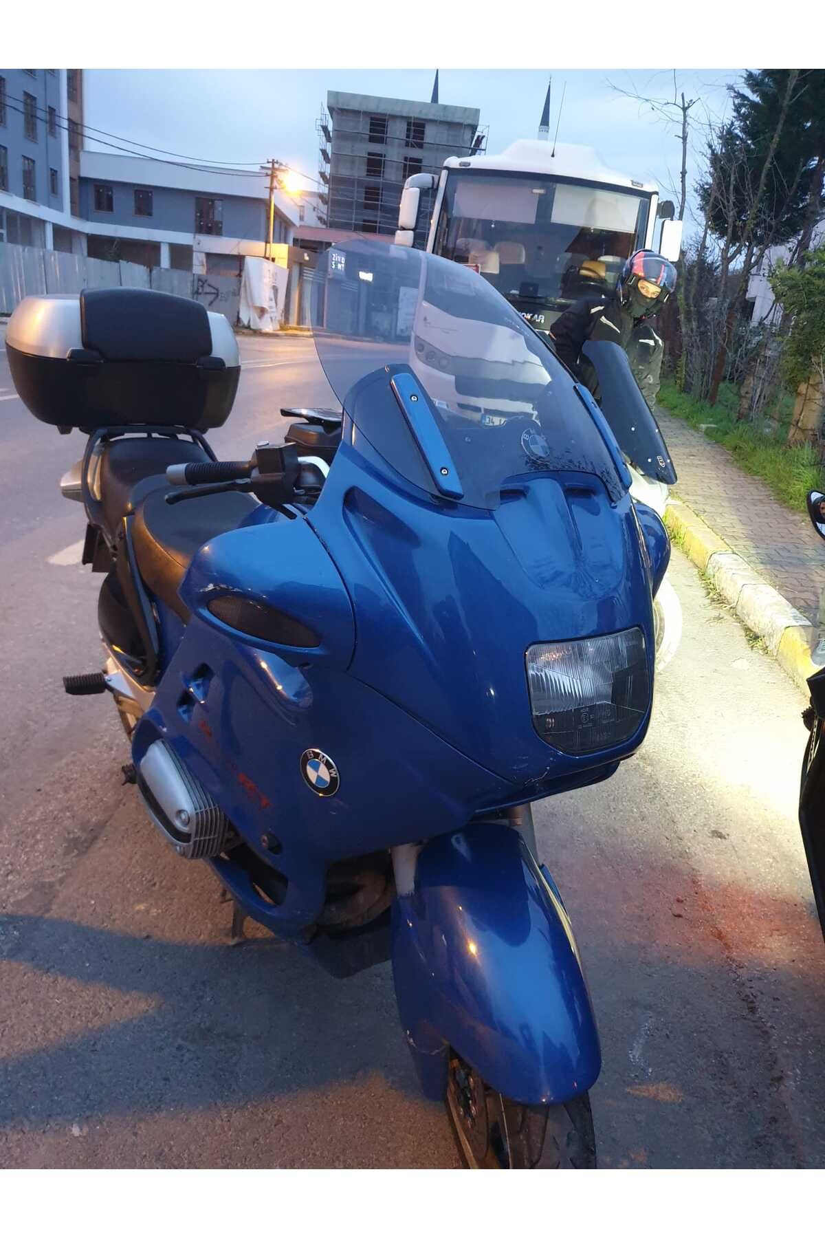 Bmw R 1100 RT Siperlik Ön Cam 1994-2000 Model 40cm Füme Renkli 4mm