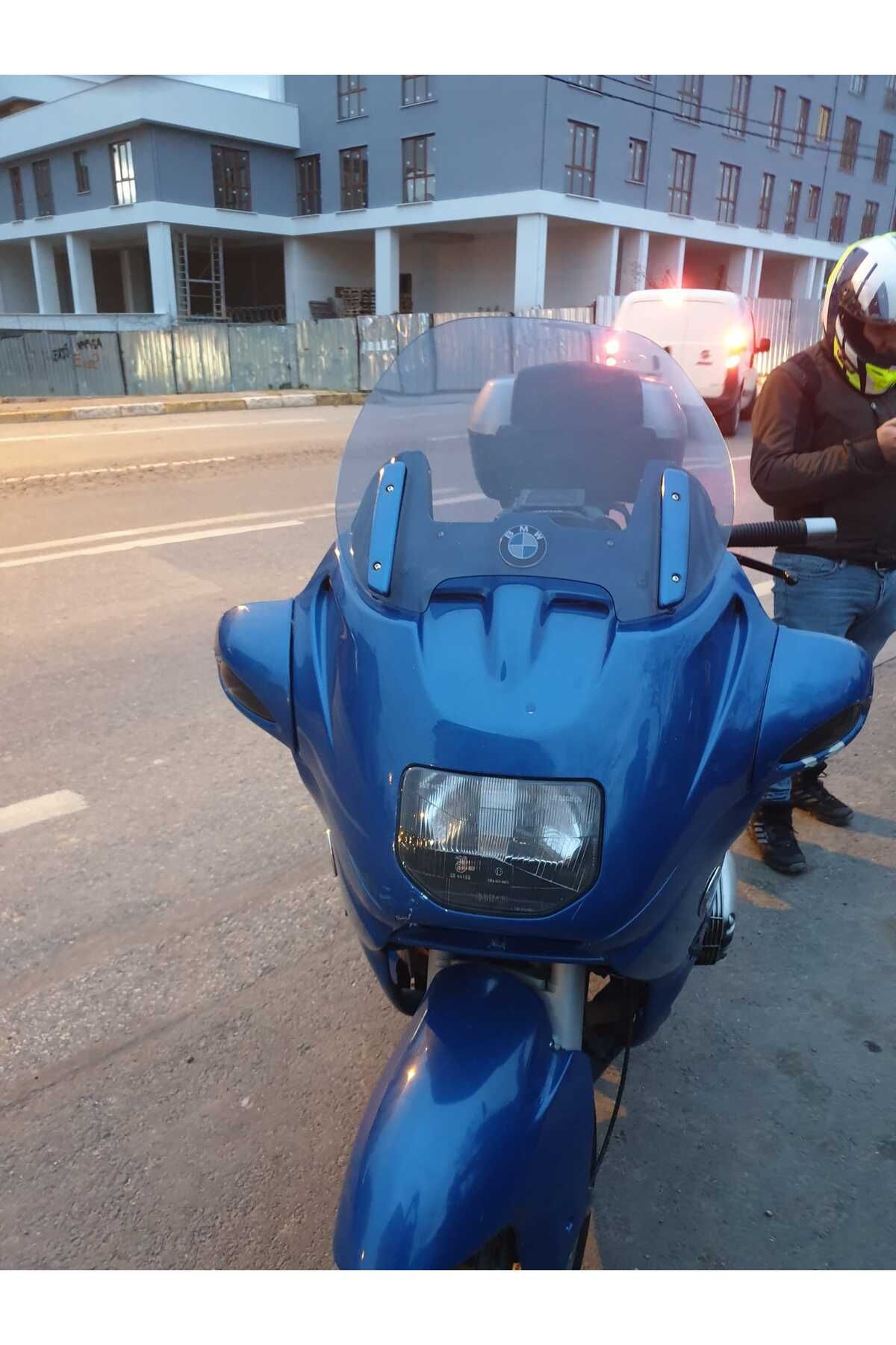 Bmw R 1100 RT Siperlik Ön Cam 1994-2000 Model 40cm Füme Renkli 4mm