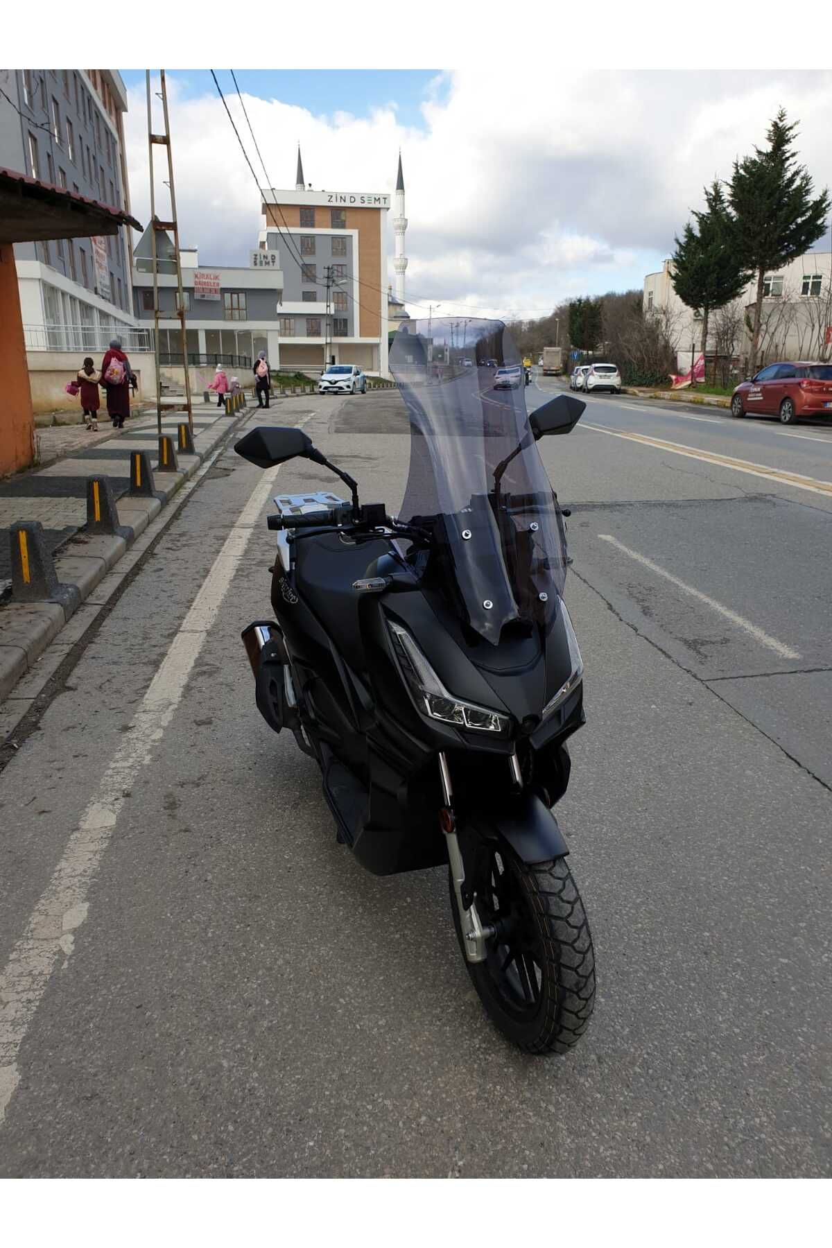 Skyjet Rivero 125 Siperlik Ön Cam 2025 Model 75cm Füme Renkli 4mm UZUN CAM