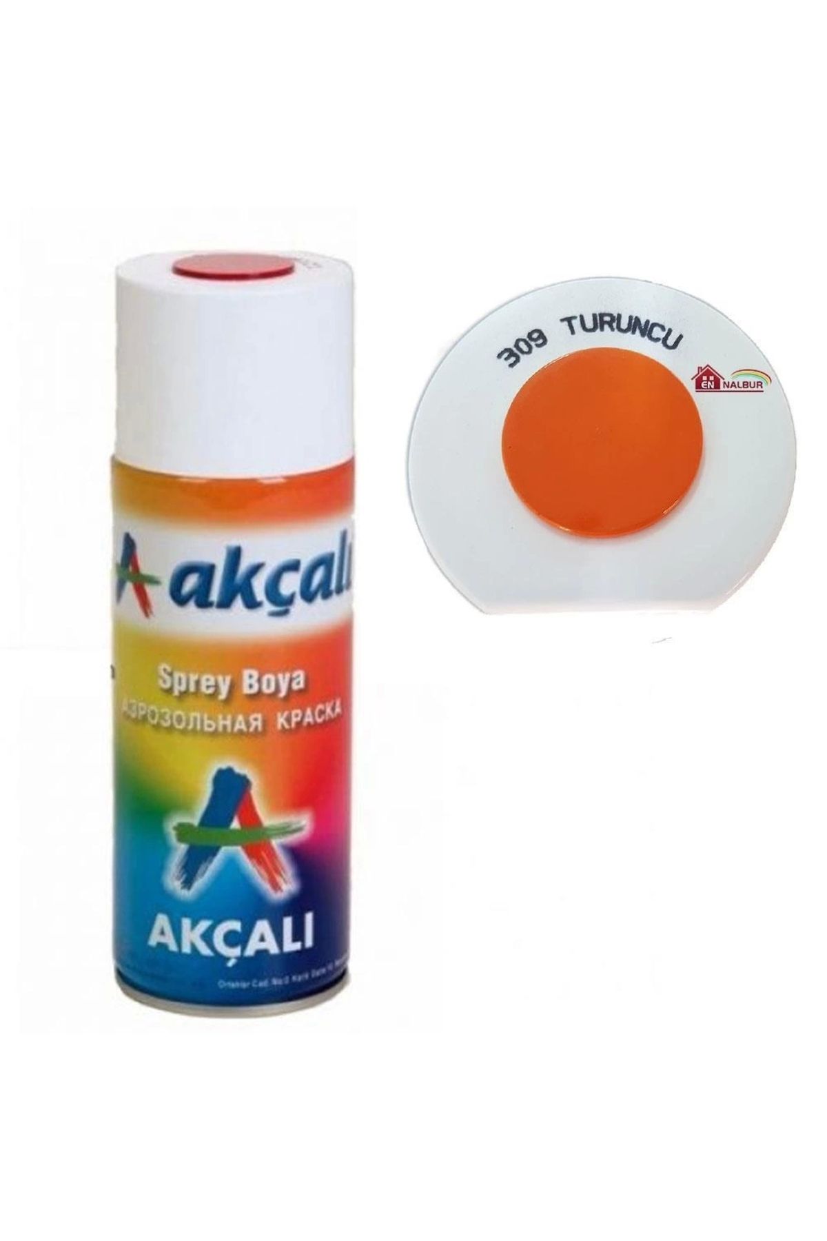 Akçalı Akçalı Sprey Boya 400 ml 309 Turuncu