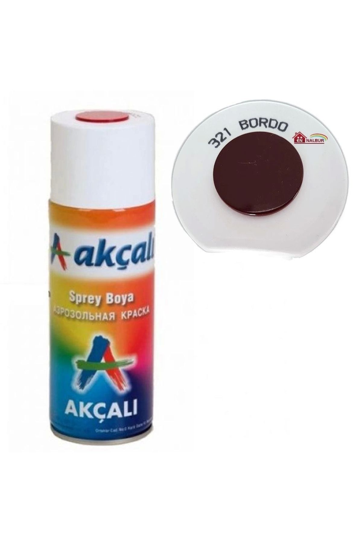 Akçalı Akçalı Sprey Boya 400 ml 321 Bordo