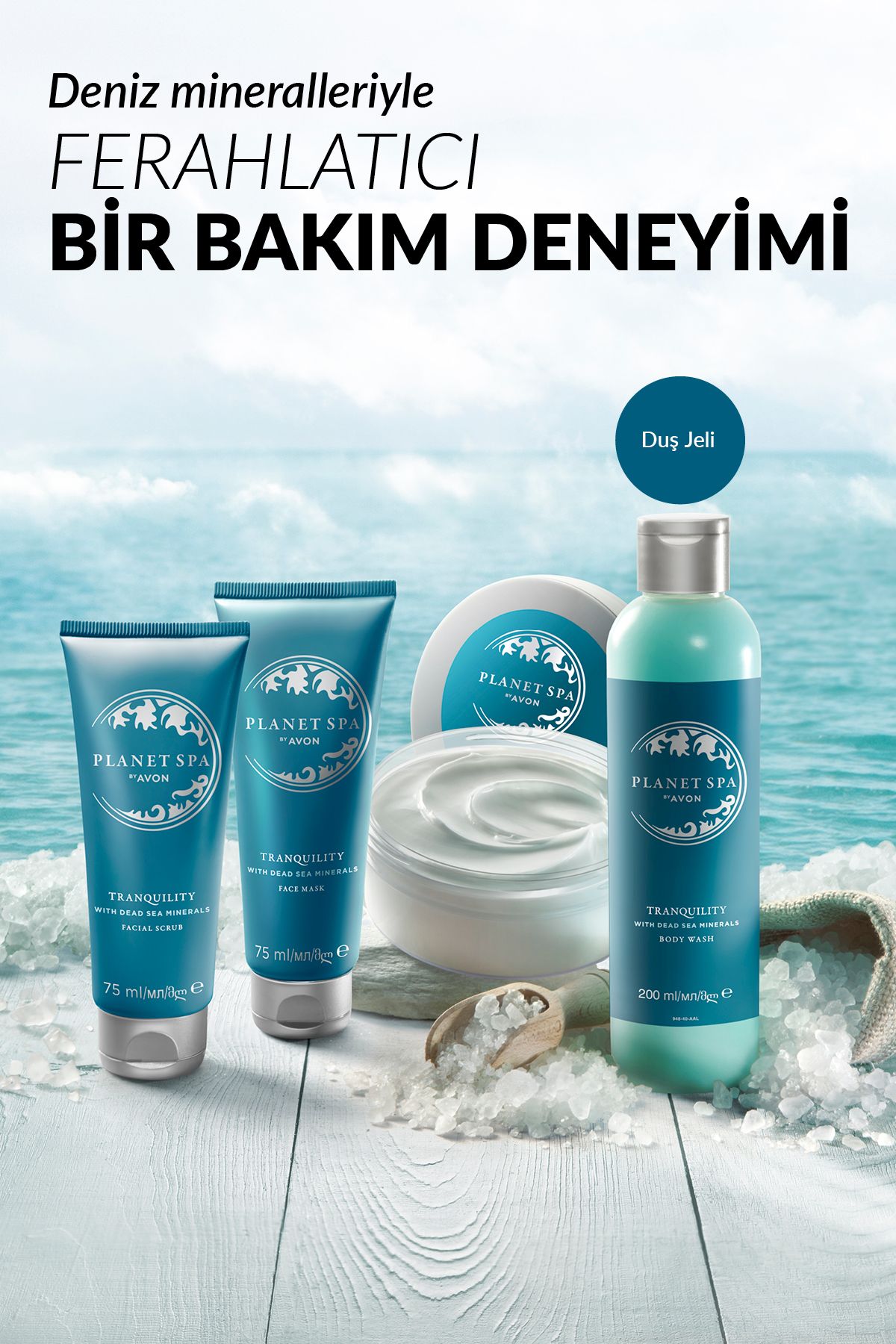 ژل دوش معدنی پلنت اسپا The Tranquility Ölüdeniz 200 ml. Avon
