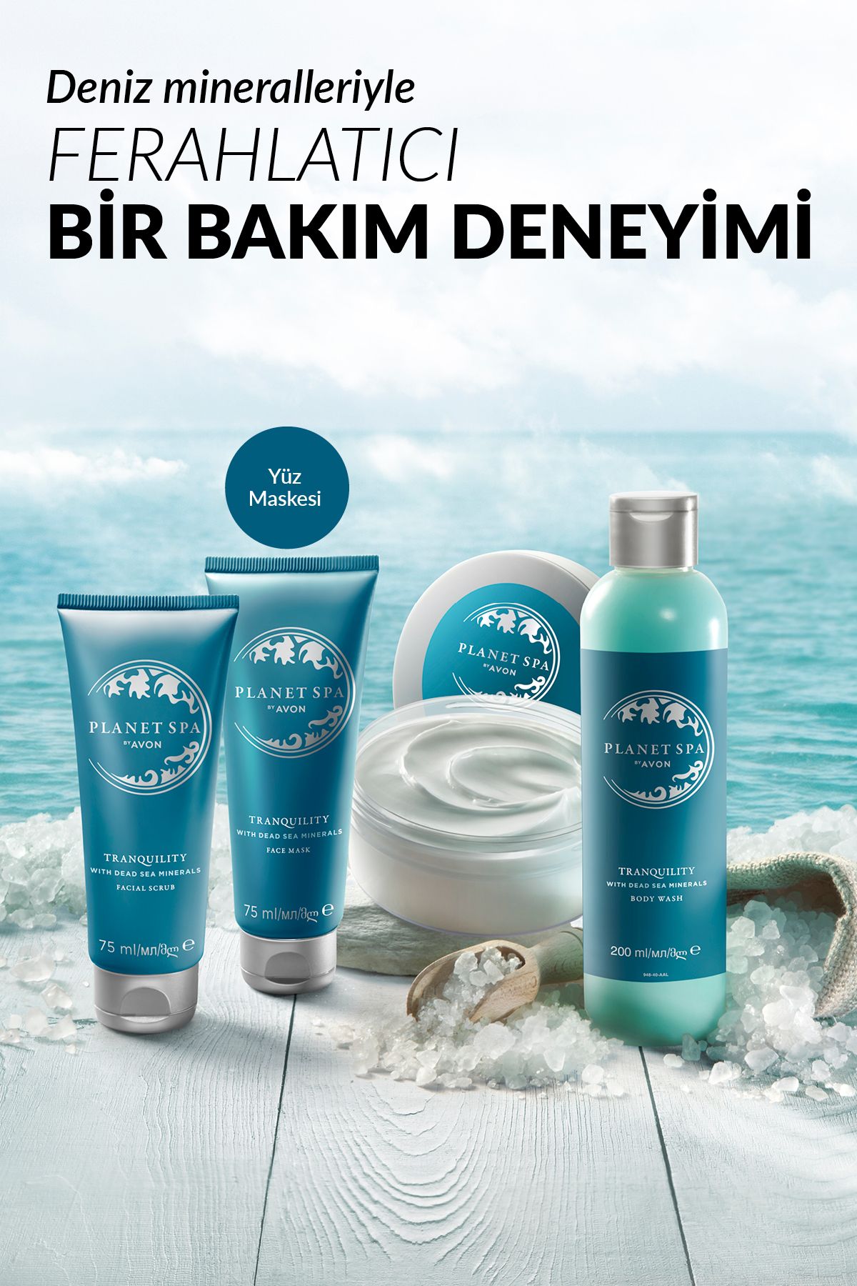 ماسک صورت مینرال پلنت اسپا The Tranquility Ölüdeniz 75 ml. Avon