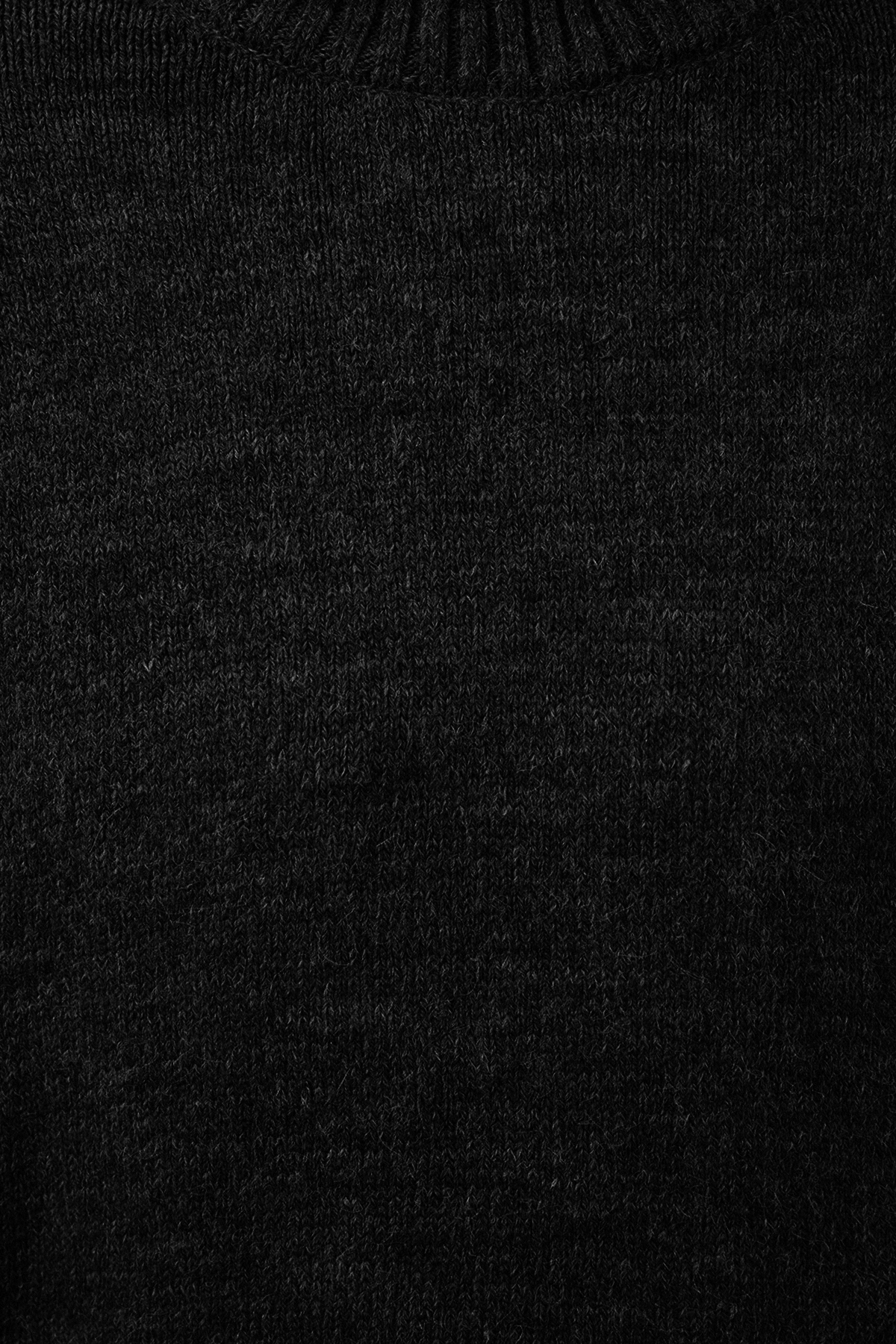 Trendyolmilla  Siyah Geniş Kalıp Yumuşak Dokulu Triko Kazak TWOAW25KZ00168 - Görsel 5