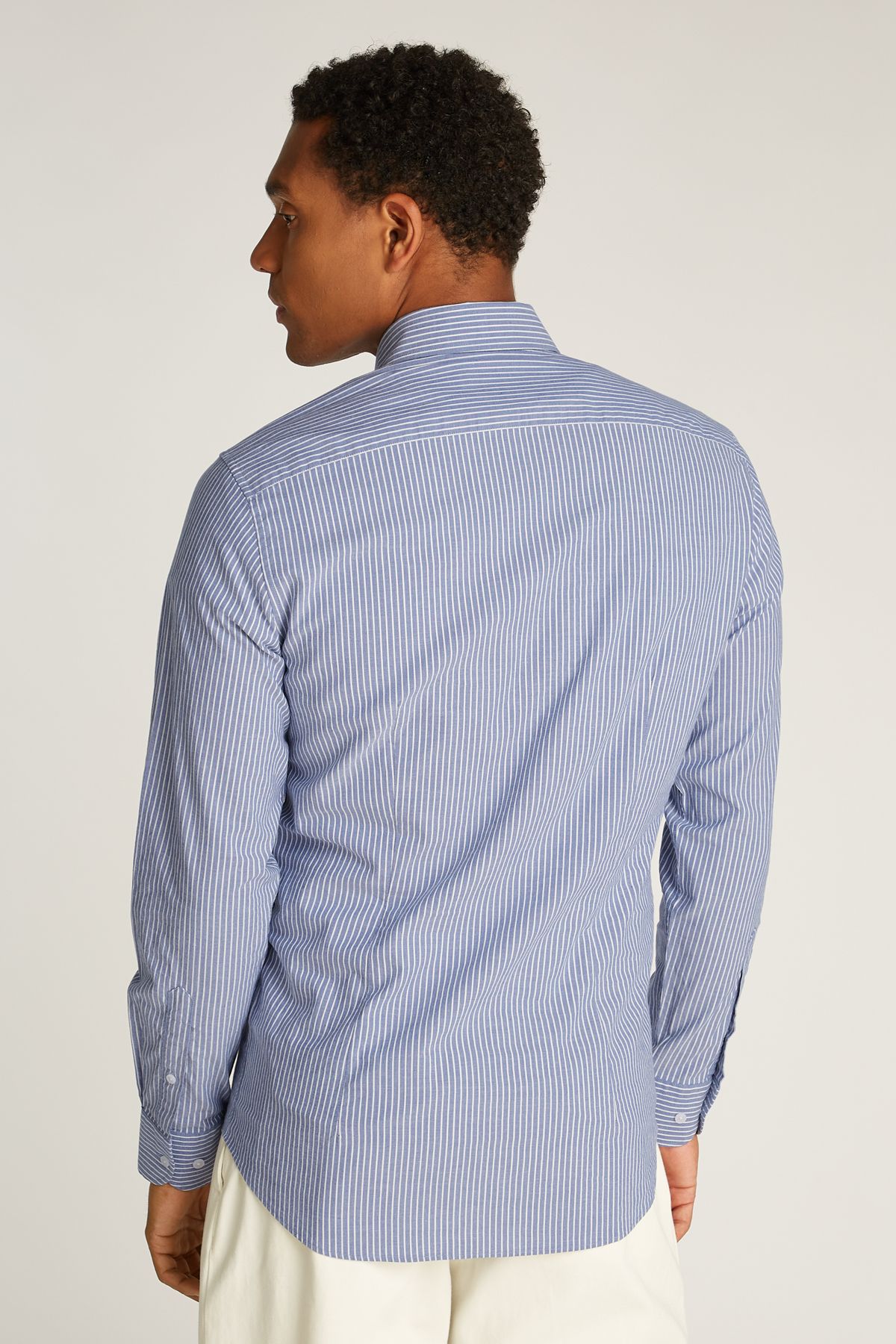 Tommy Hilfiger-CL-W OXFORD STRIPE SF PÓLÓ 3