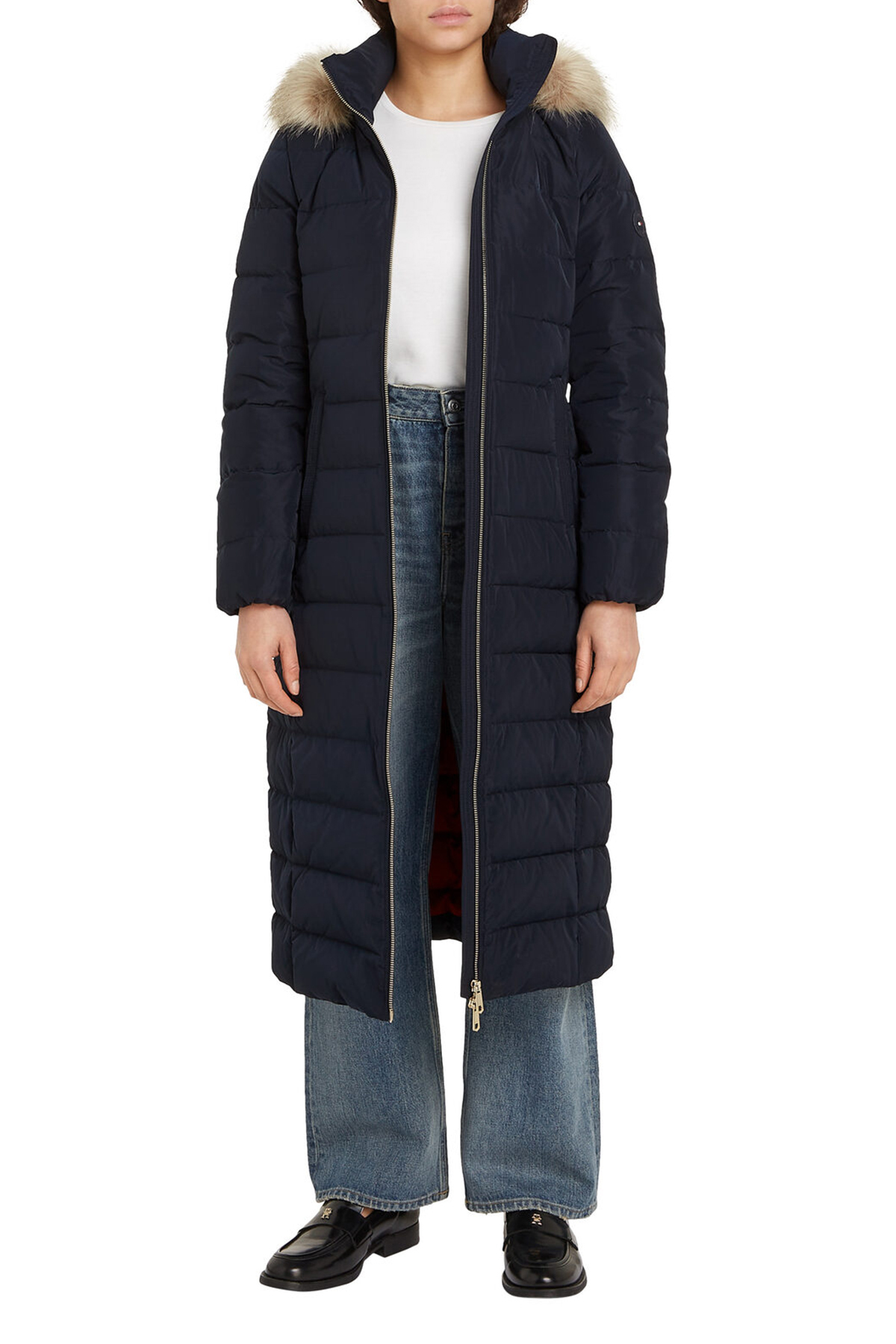 Tommy Hilfiger-Dědictví dolů Tyra Maxi s kožešinou 8