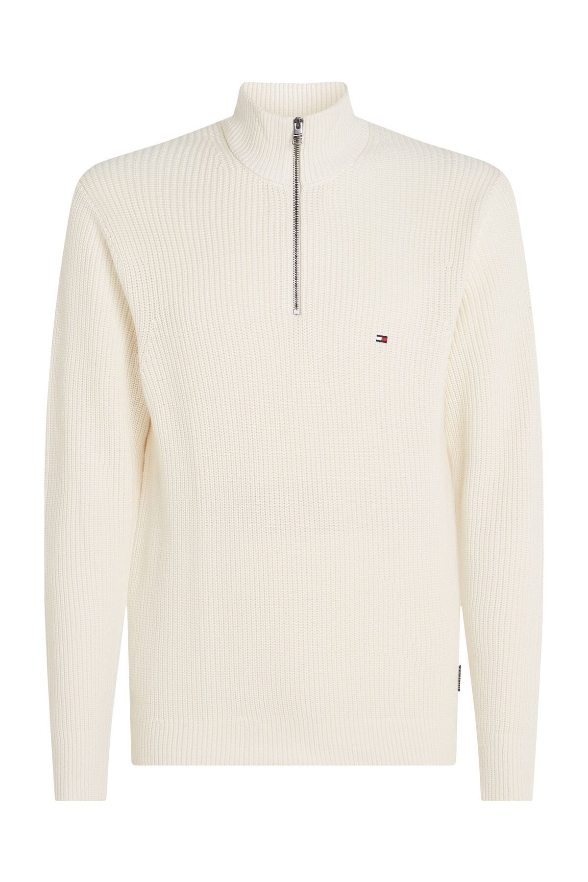 Tommy Hilfiger Ściągacz Bawełniany Z Zamkiem Błyskawicznym Mężczyzna - XL