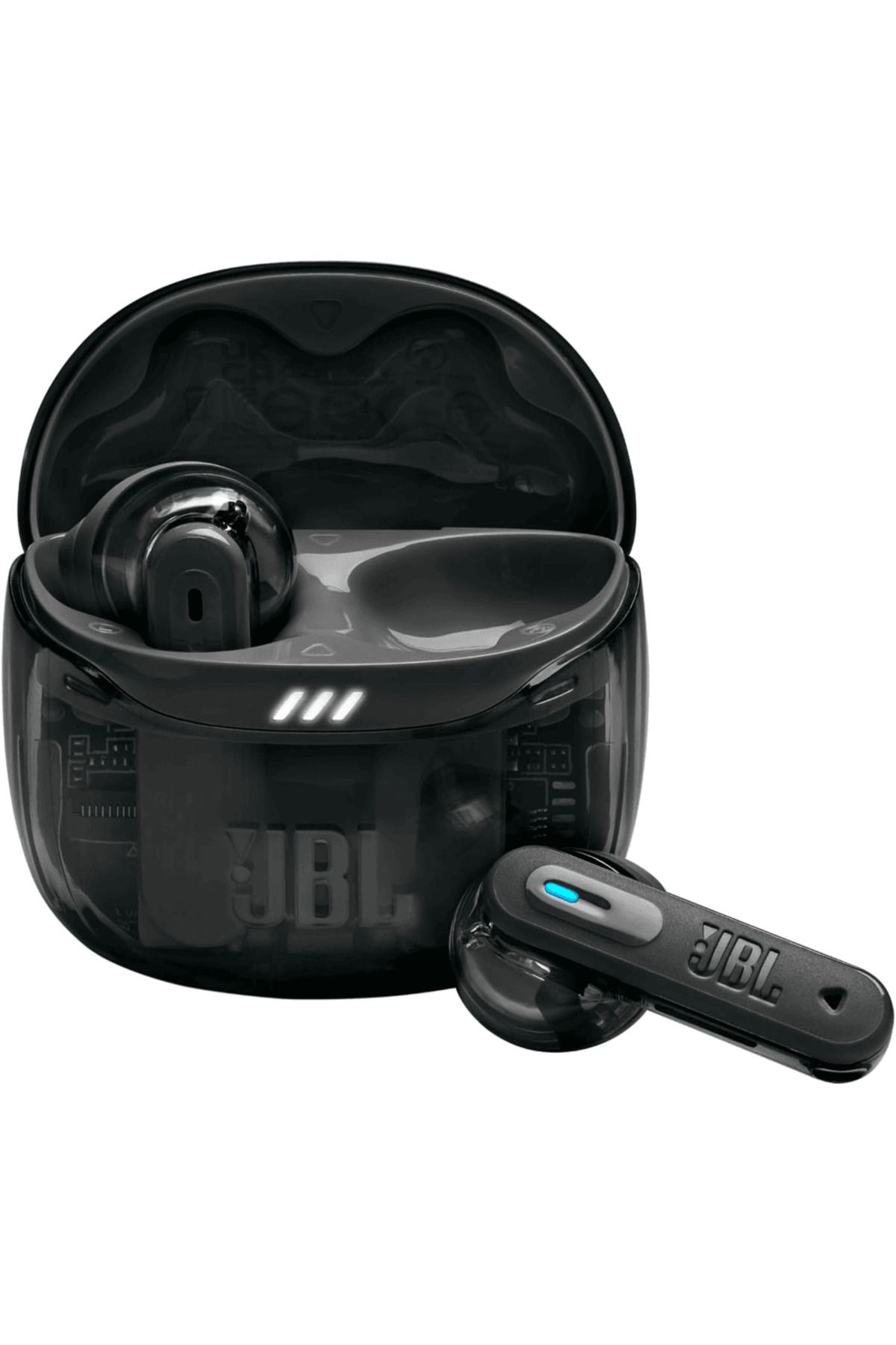JBL-Tune Flex 2 Ghost Edition True Wireless Noise Cancelling Earbuds - Ghost Black 1