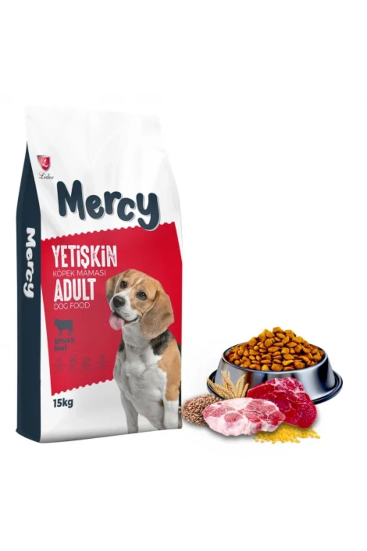 Mercy Biftekli Yetişkin Köpek Maması 15 Kg